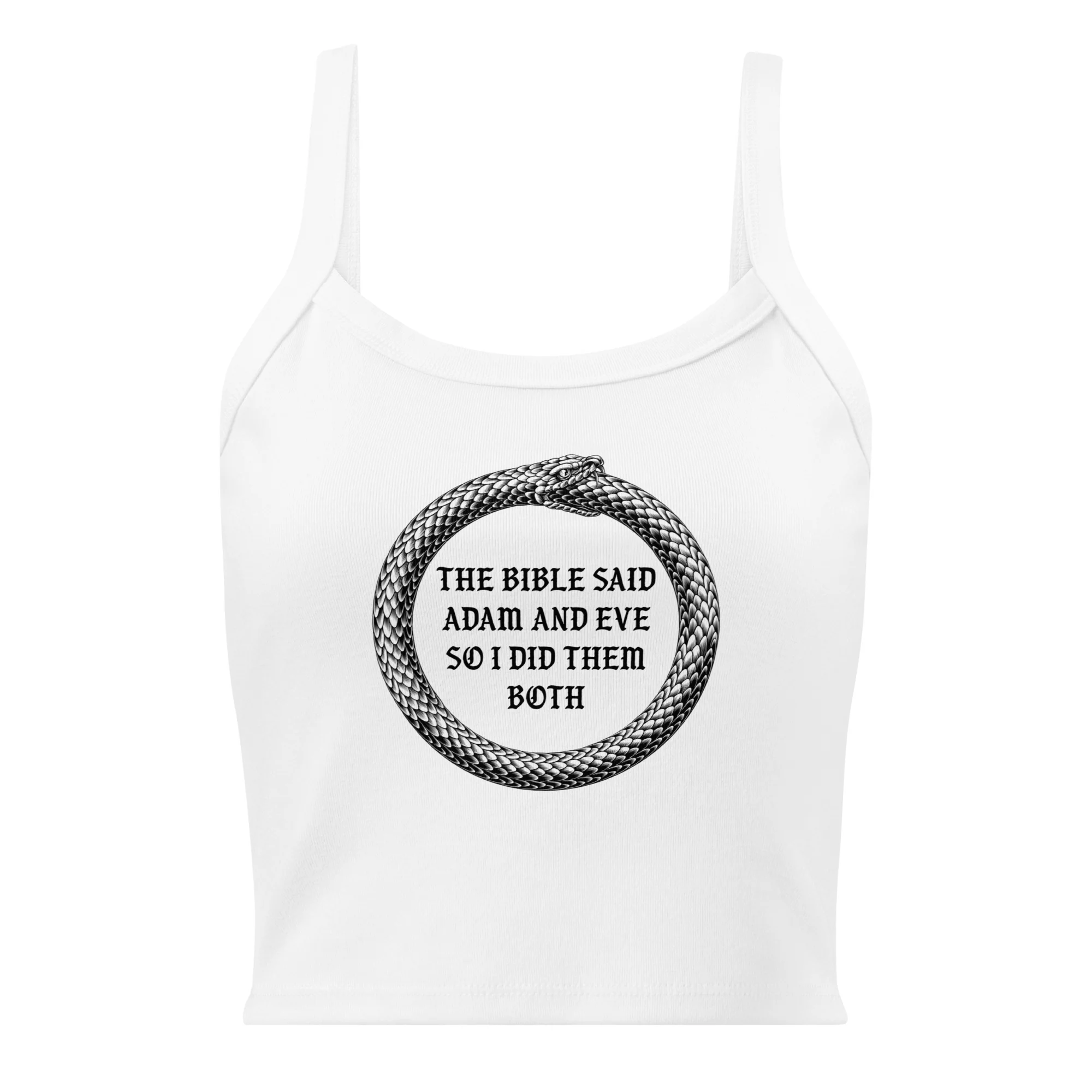 Adam and Eve Crop Tank Top - Image 3