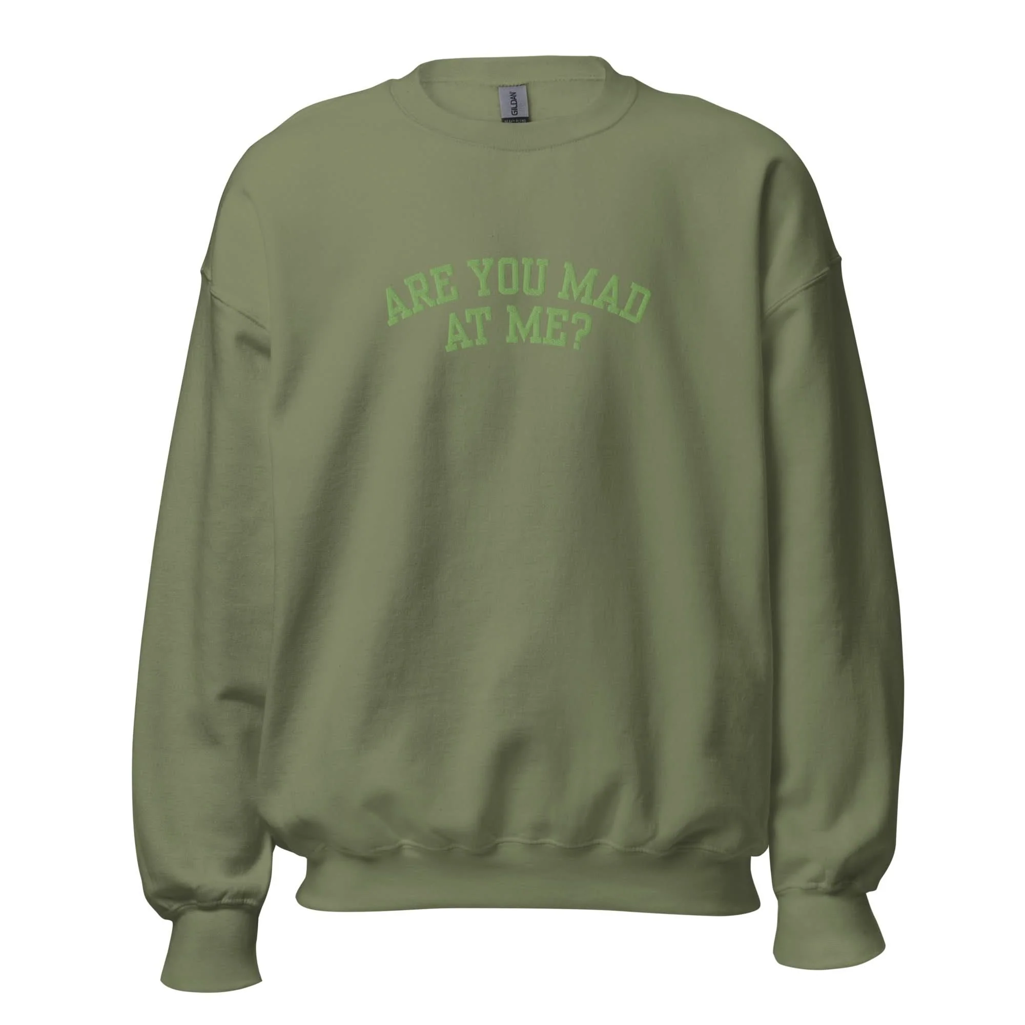 Are You Mad At Me Embroidered Crewneck - Image 10