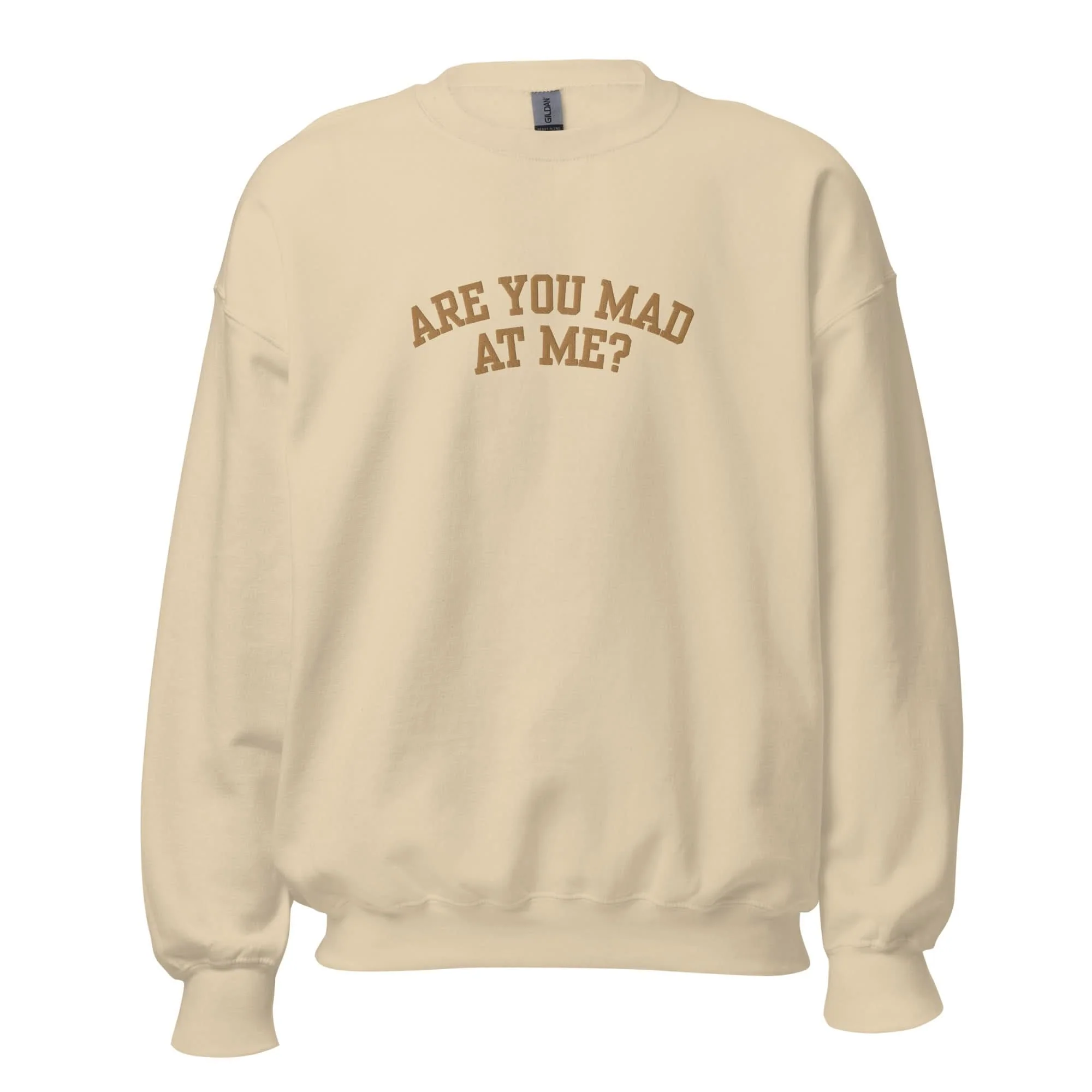 Are You Mad At Me Embroidered Crewneck - Image 3