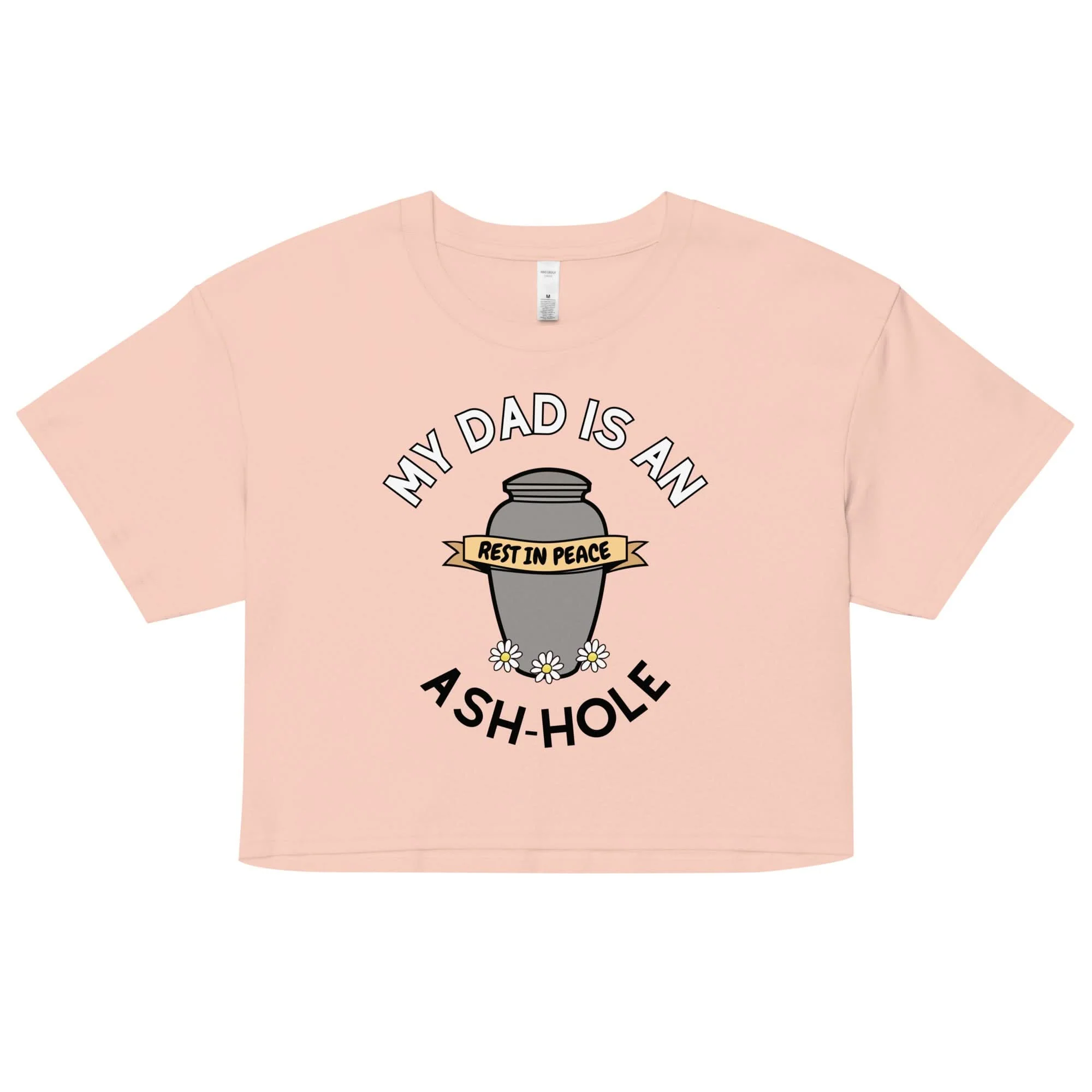 Ash-hole Dad's Crop Top - Image 4