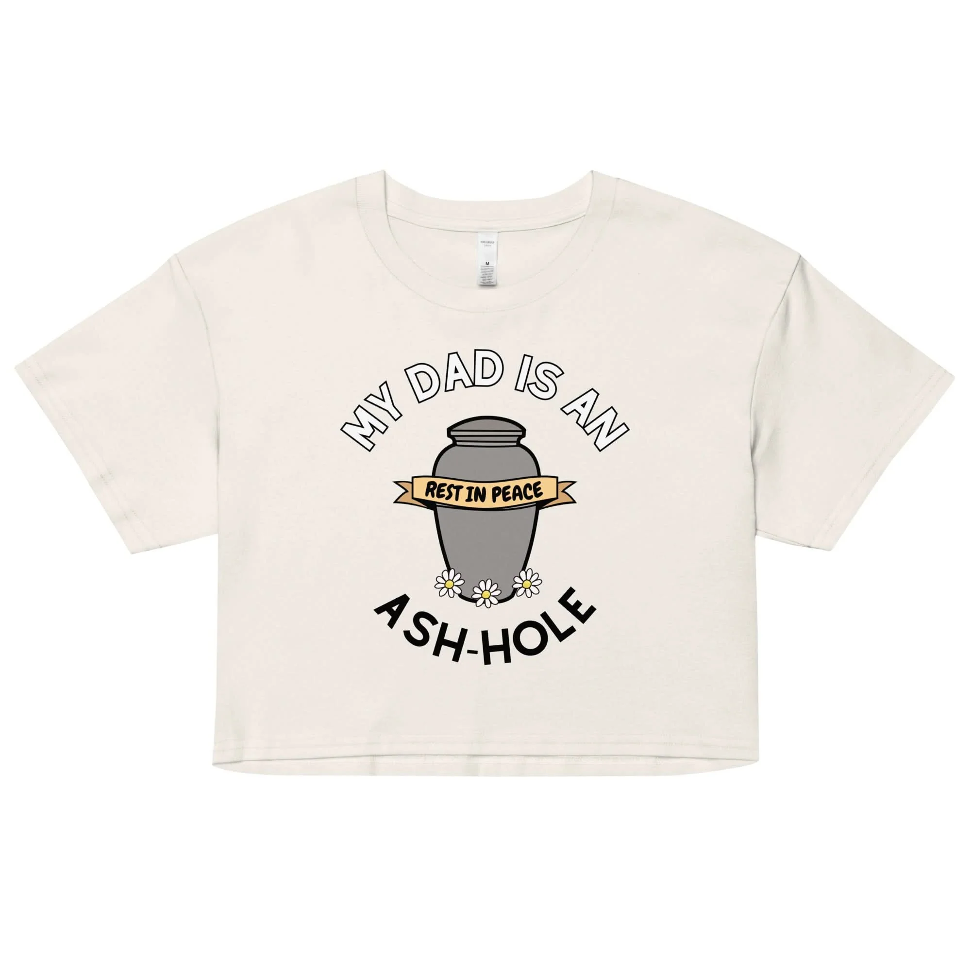 Ash-hole Dad's Crop Top - Image 7