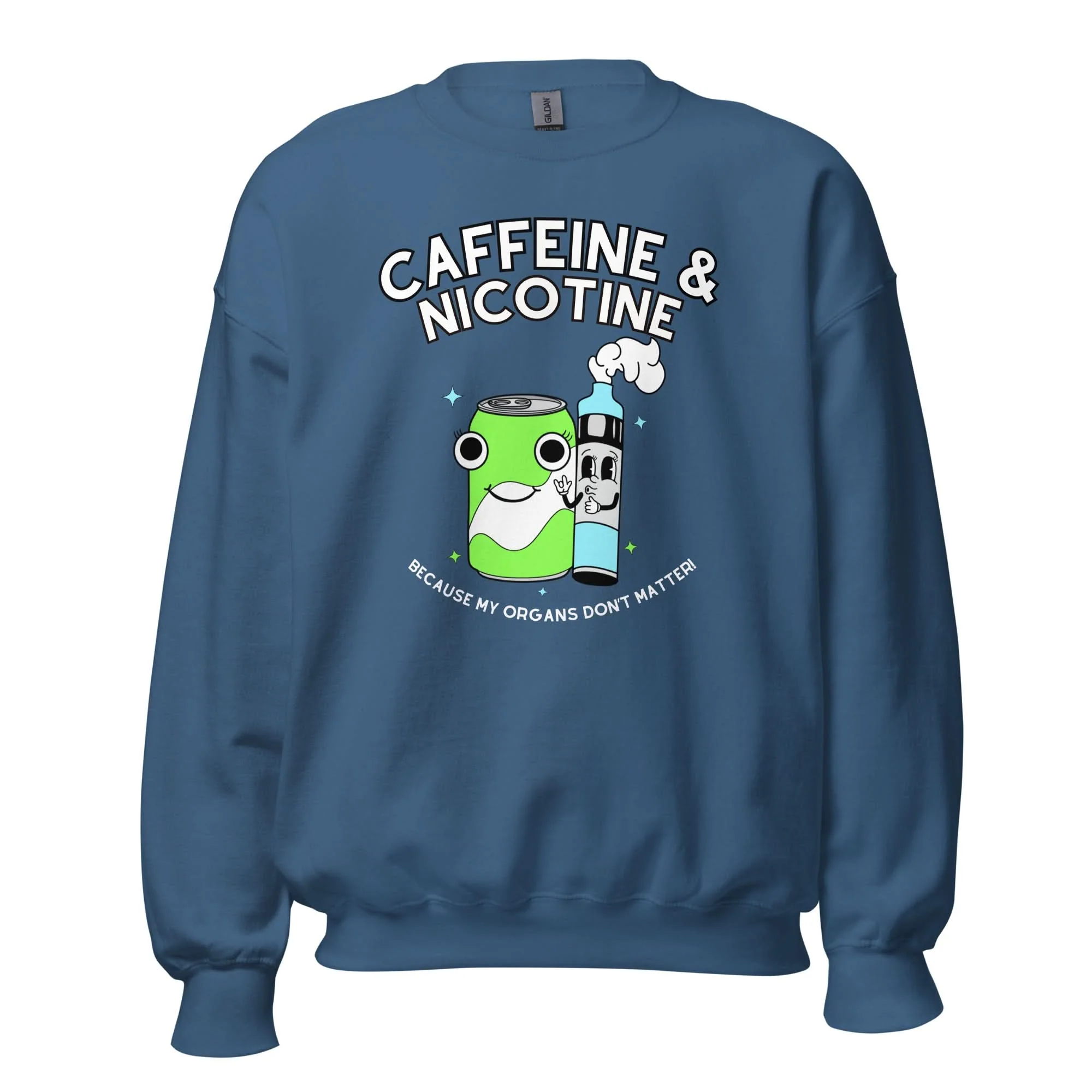 Caffeine & Nicotine Crewneck - Image 5