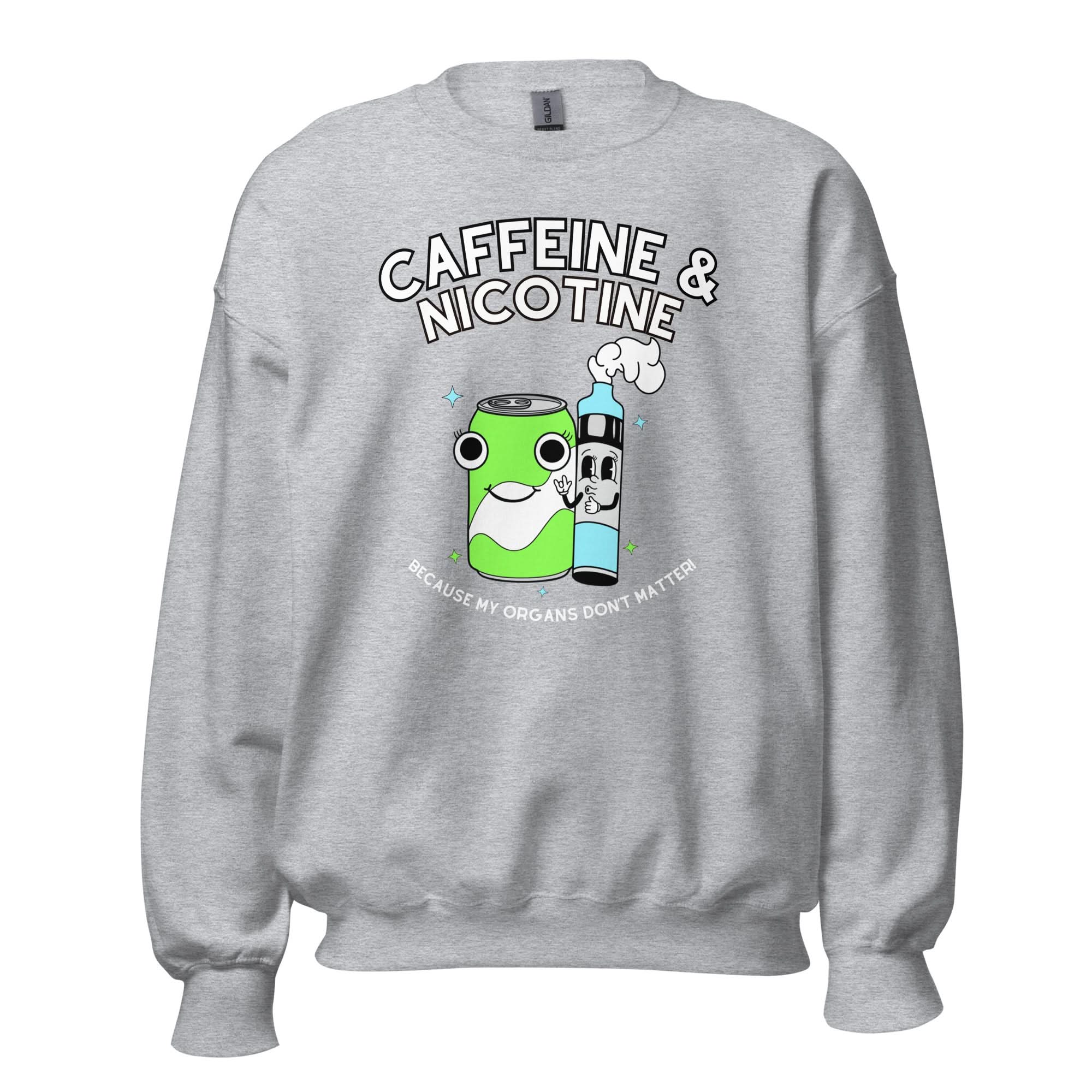 Caffeine & Nicotine Crewneck - Image 8