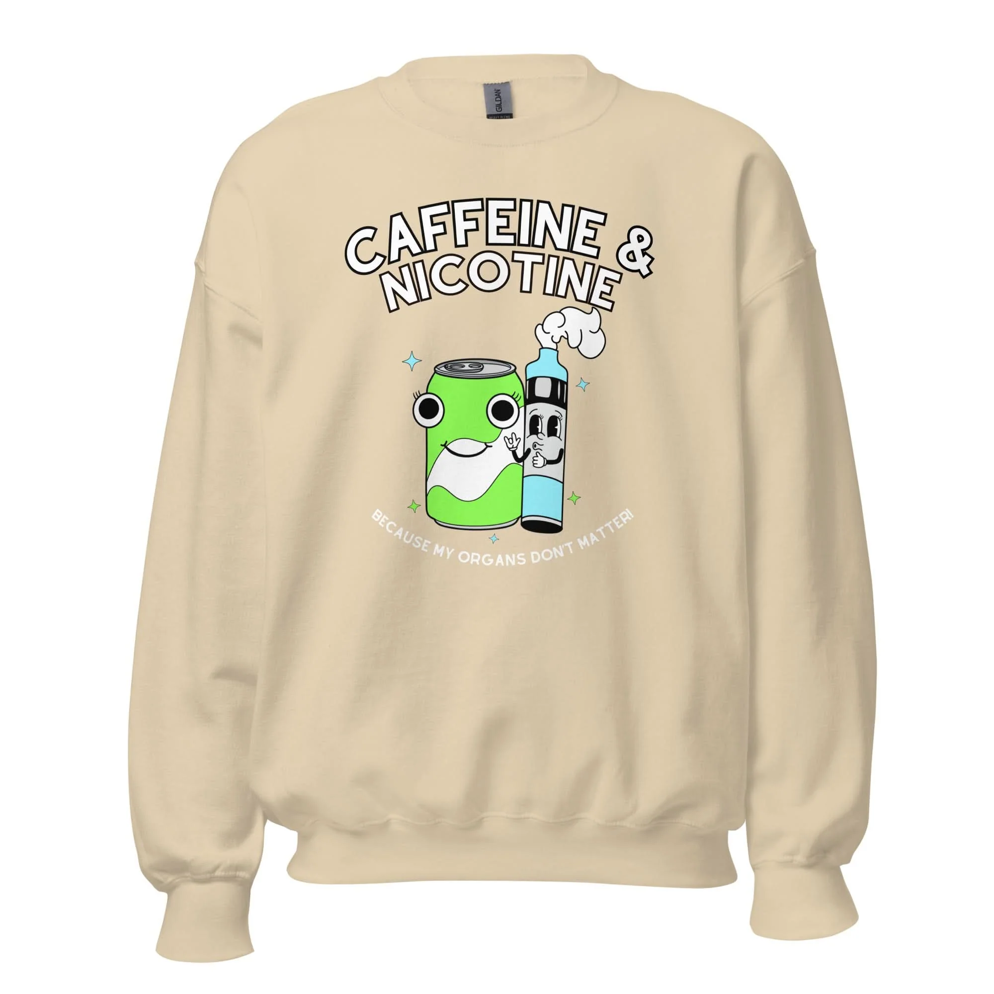 Caffeine & Nicotine Crewneck - Image 9