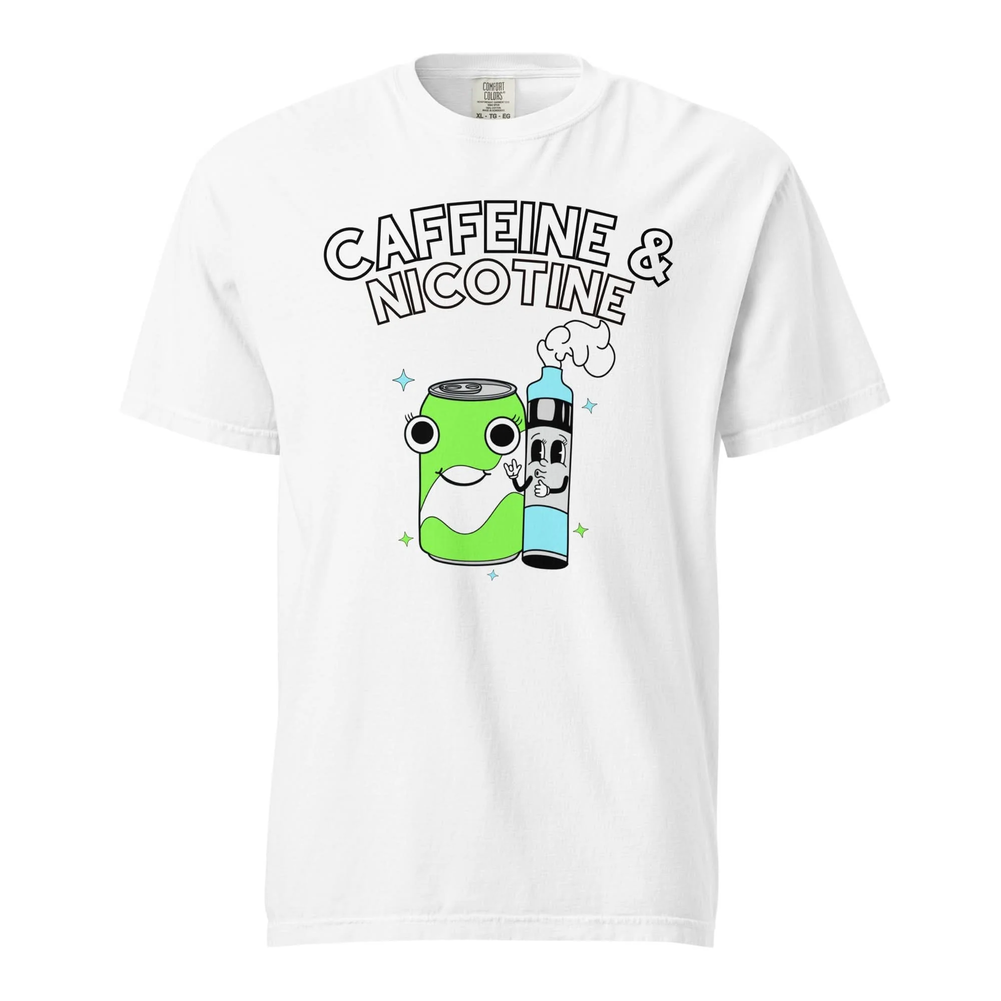 Caffeine & Nicotine T-Shirt - Image 13