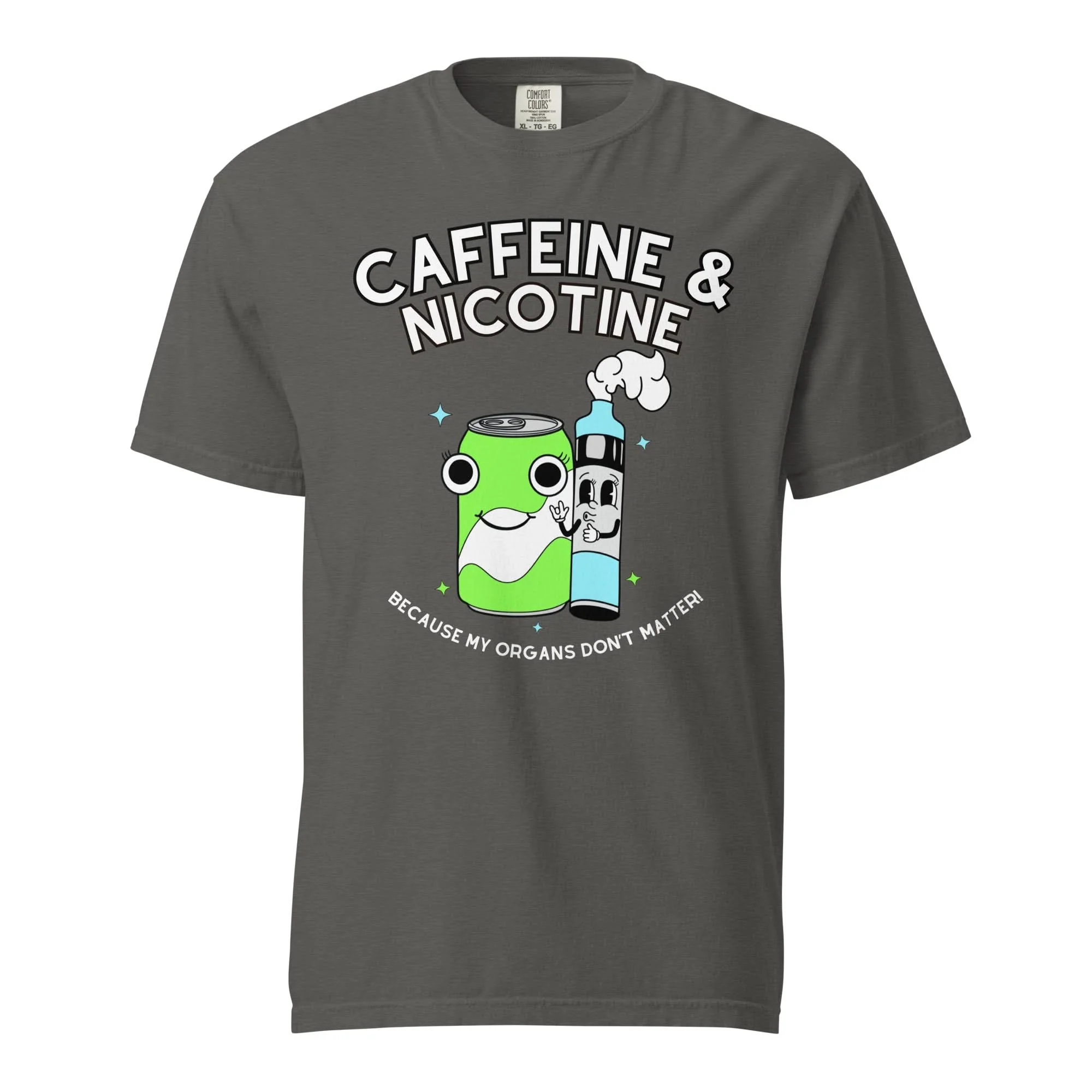 Caffeine & Nicotine T-Shirt - Image 3