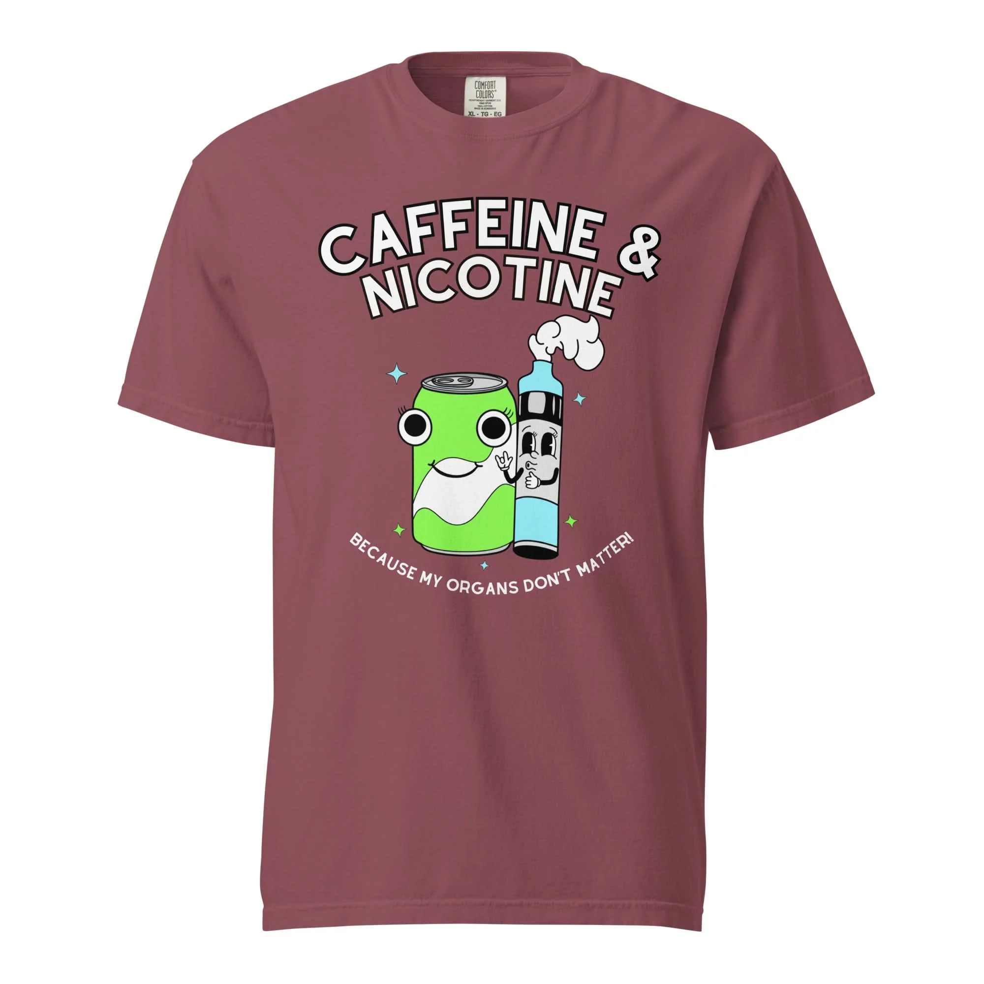Caffeine & Nicotine T-Shirt - Image 4