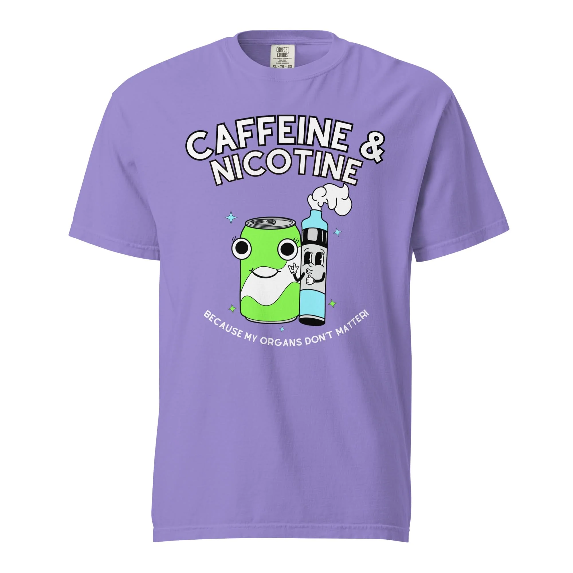 Caffeine & Nicotine T-Shirt - Image 8