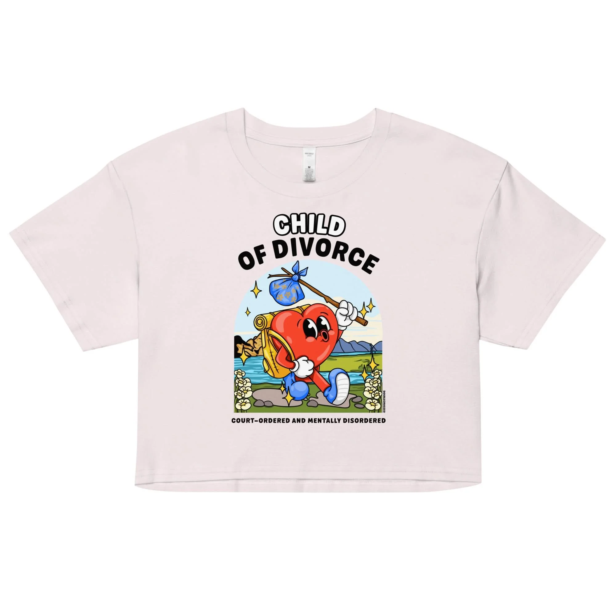 Child Of Divorce Crop Top - Image 3