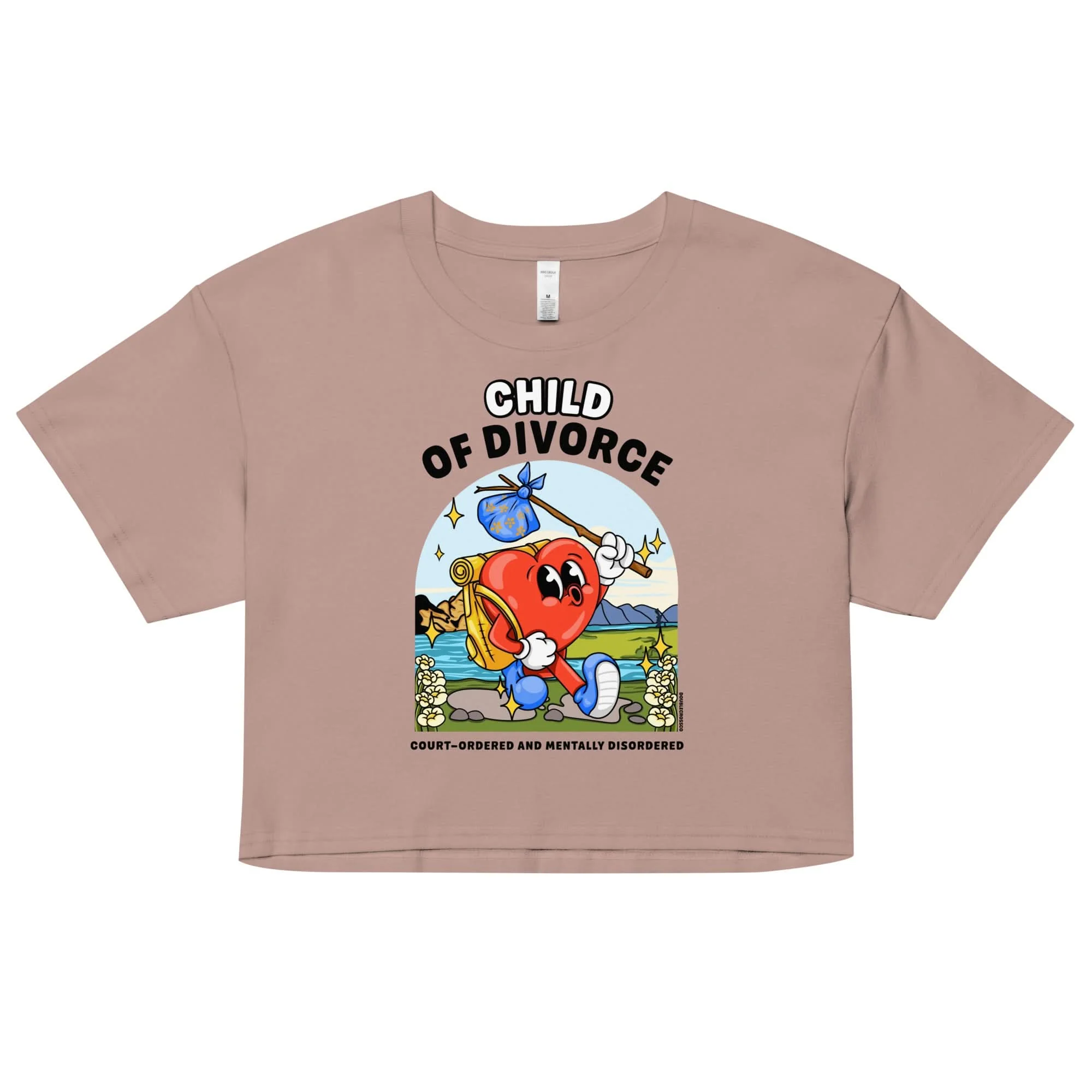 Child Of Divorce Crop Top - Image 6