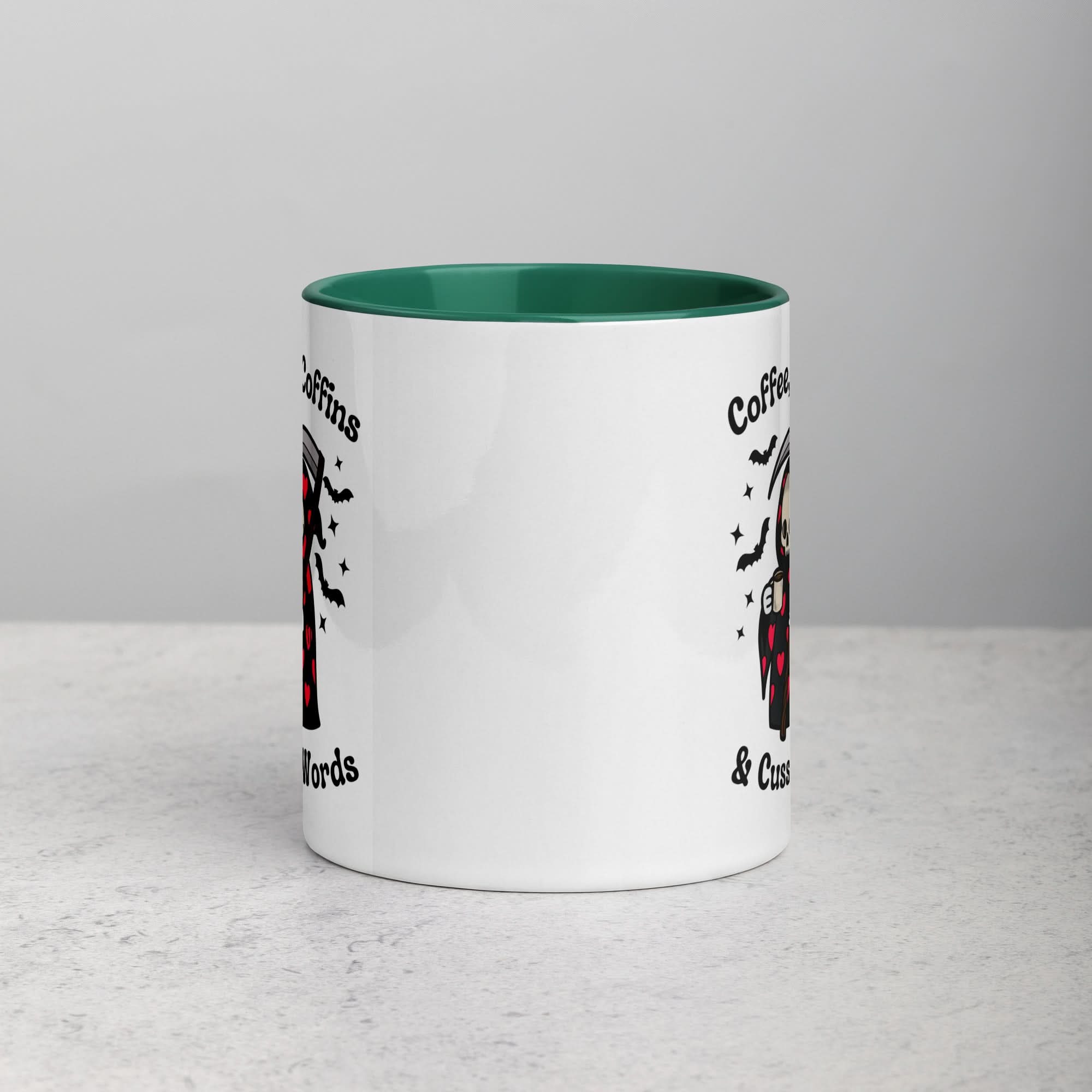 Coffee, Coffins, & Cuss Words Mug - Image 10