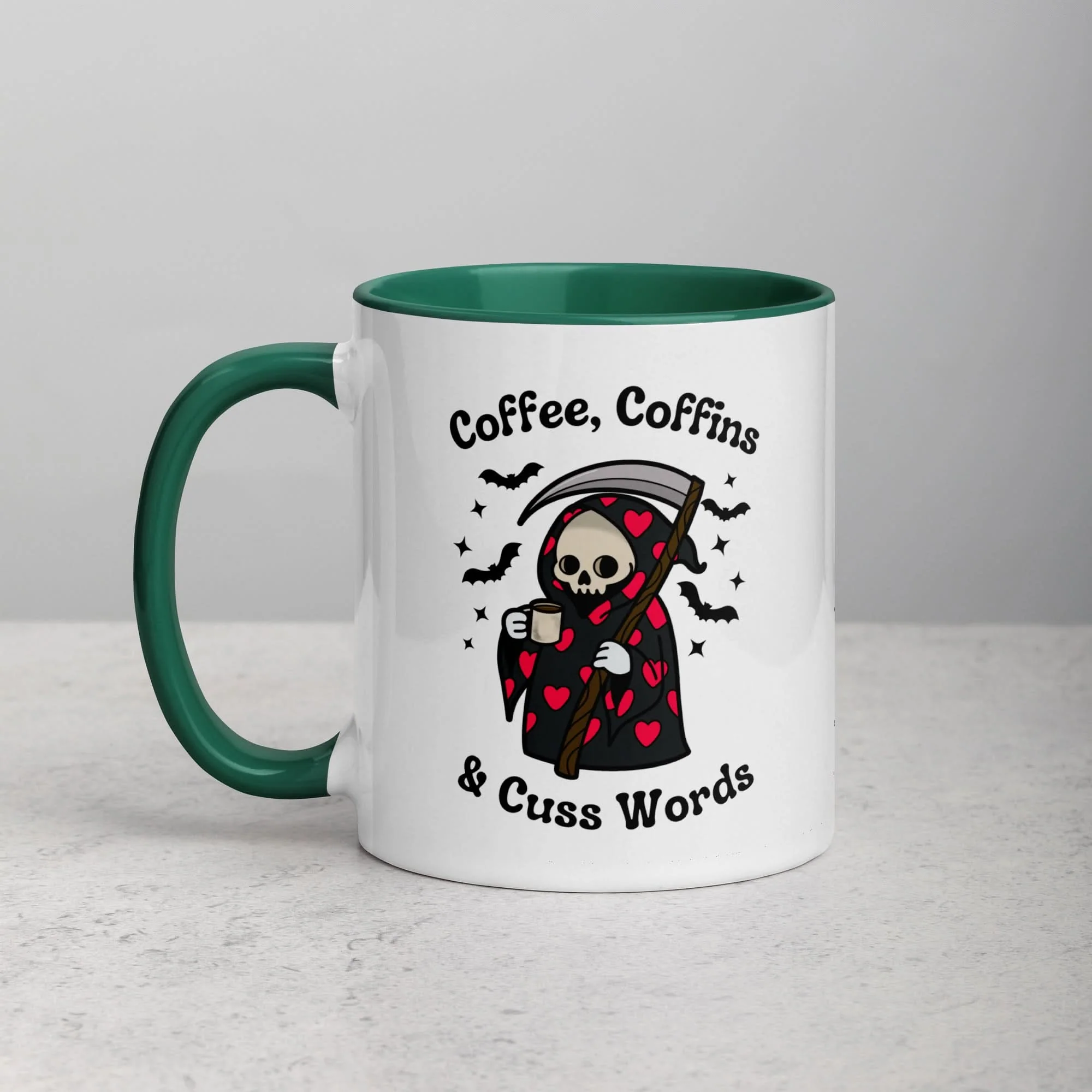 Coffee, Coffins, & Cuss Words Mug - Image 11