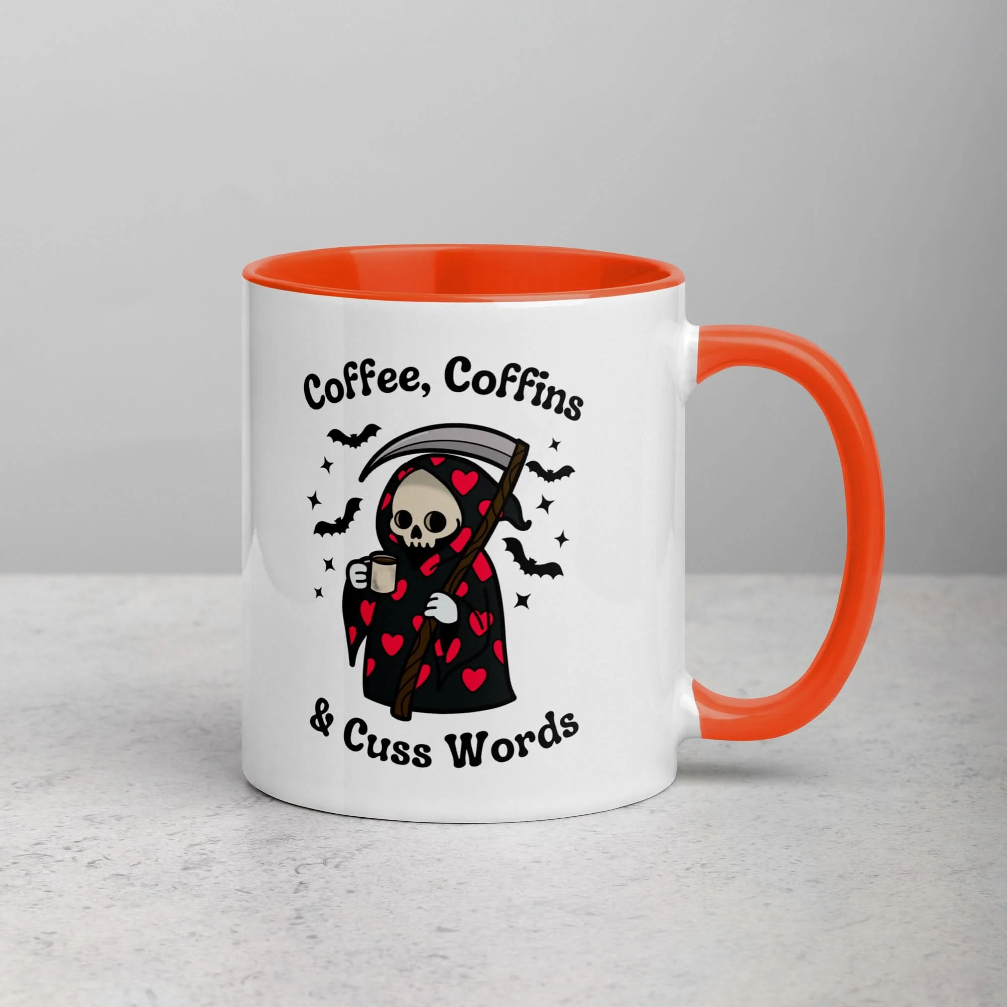 Coffee, Coffins, & Cuss Words Mug - Image 15