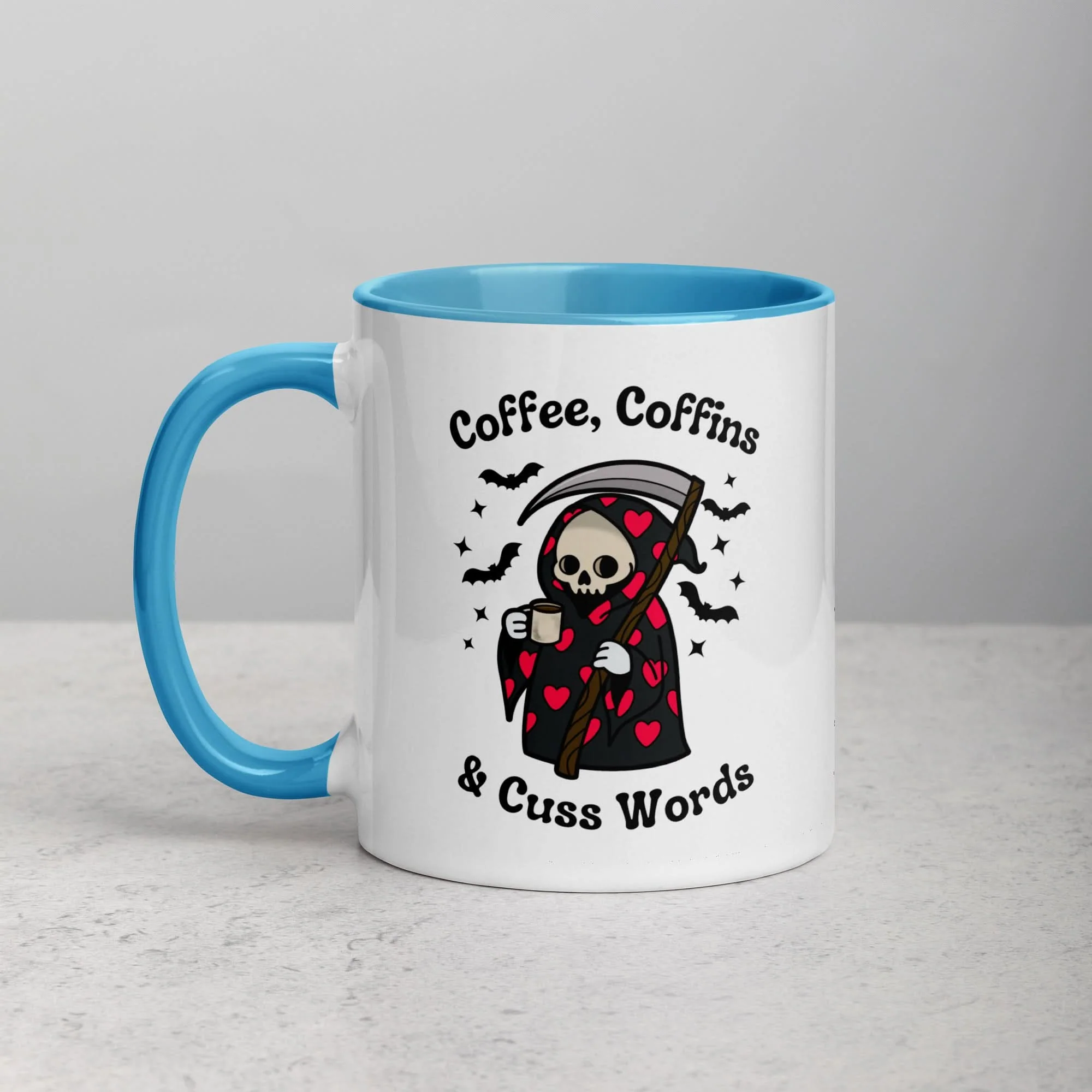 Coffee, Coffins, & Cuss Words Mug - Image 17