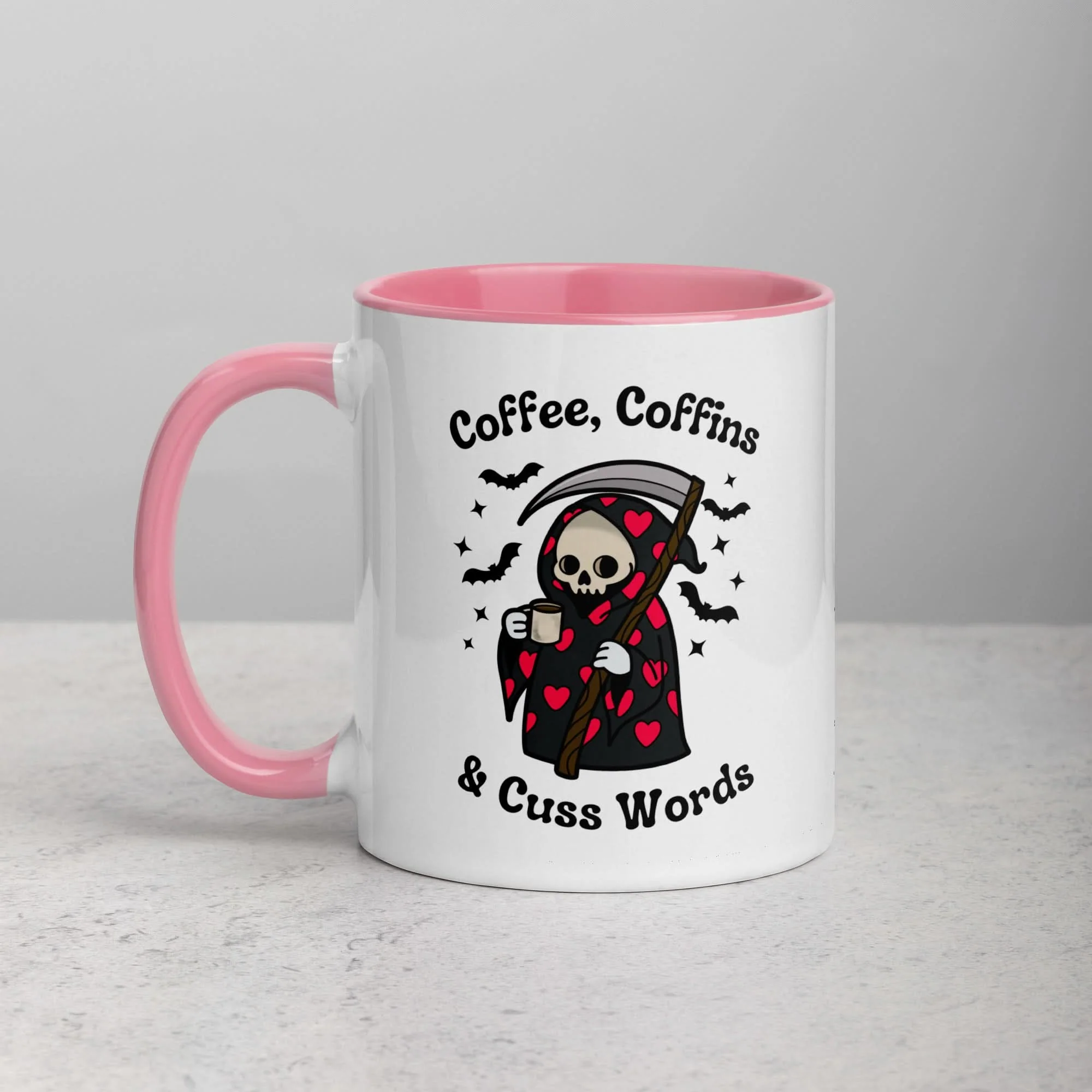 Coffee, Coffins, & Cuss Words Mug - Image 20
