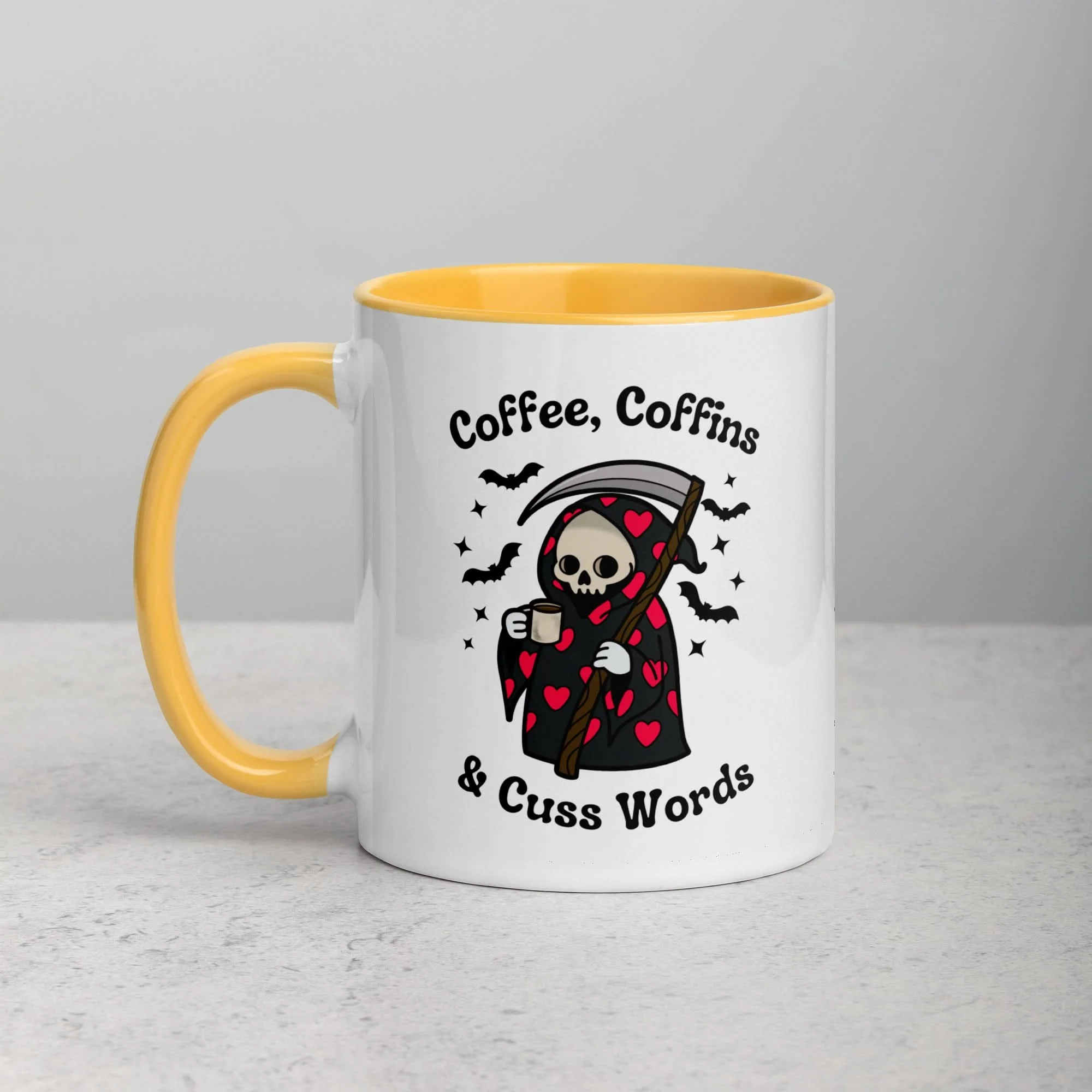 Coffee, Coffins, & Cuss Words Mug - Image 23