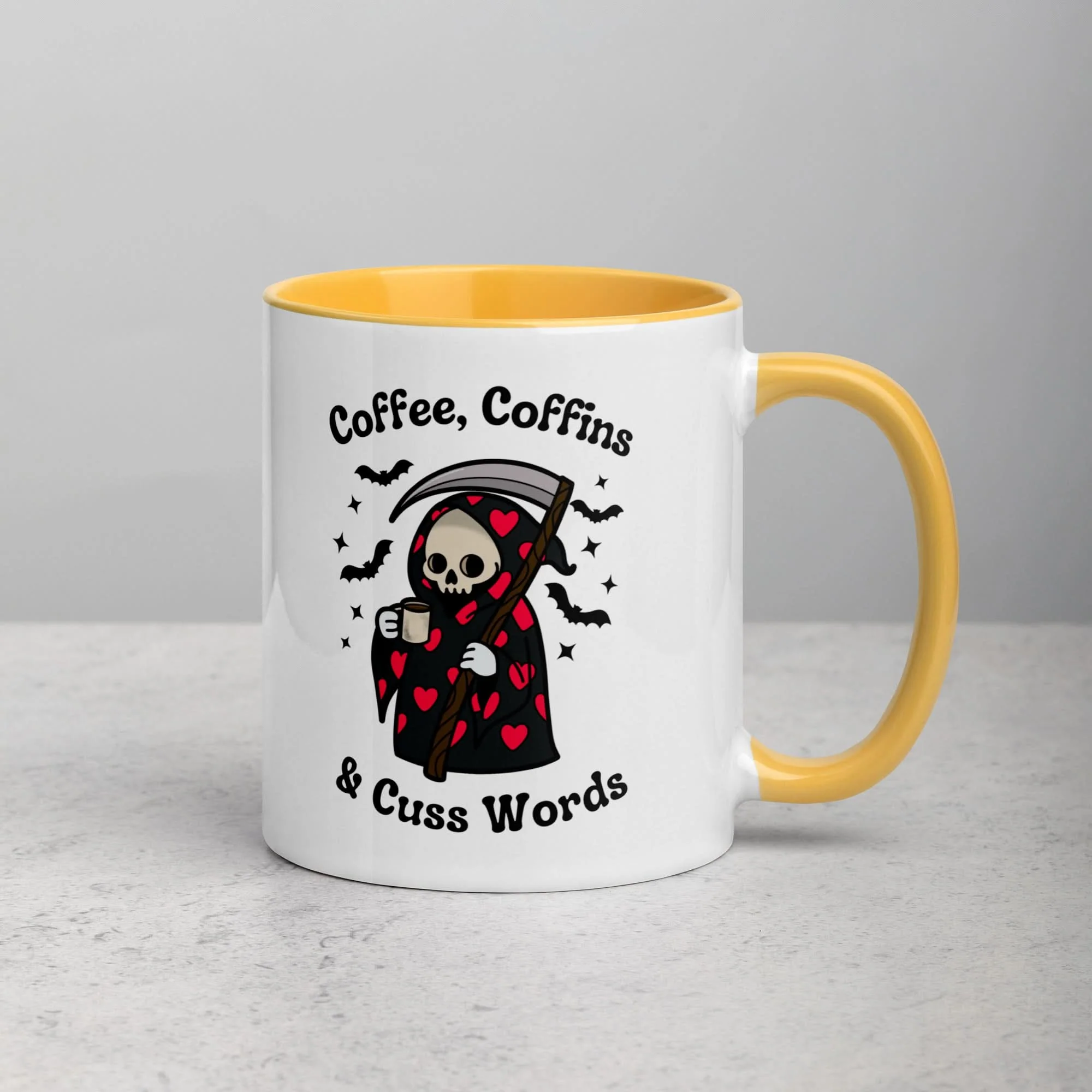 Coffee, Coffins, & Cuss Words Mug - Image 24