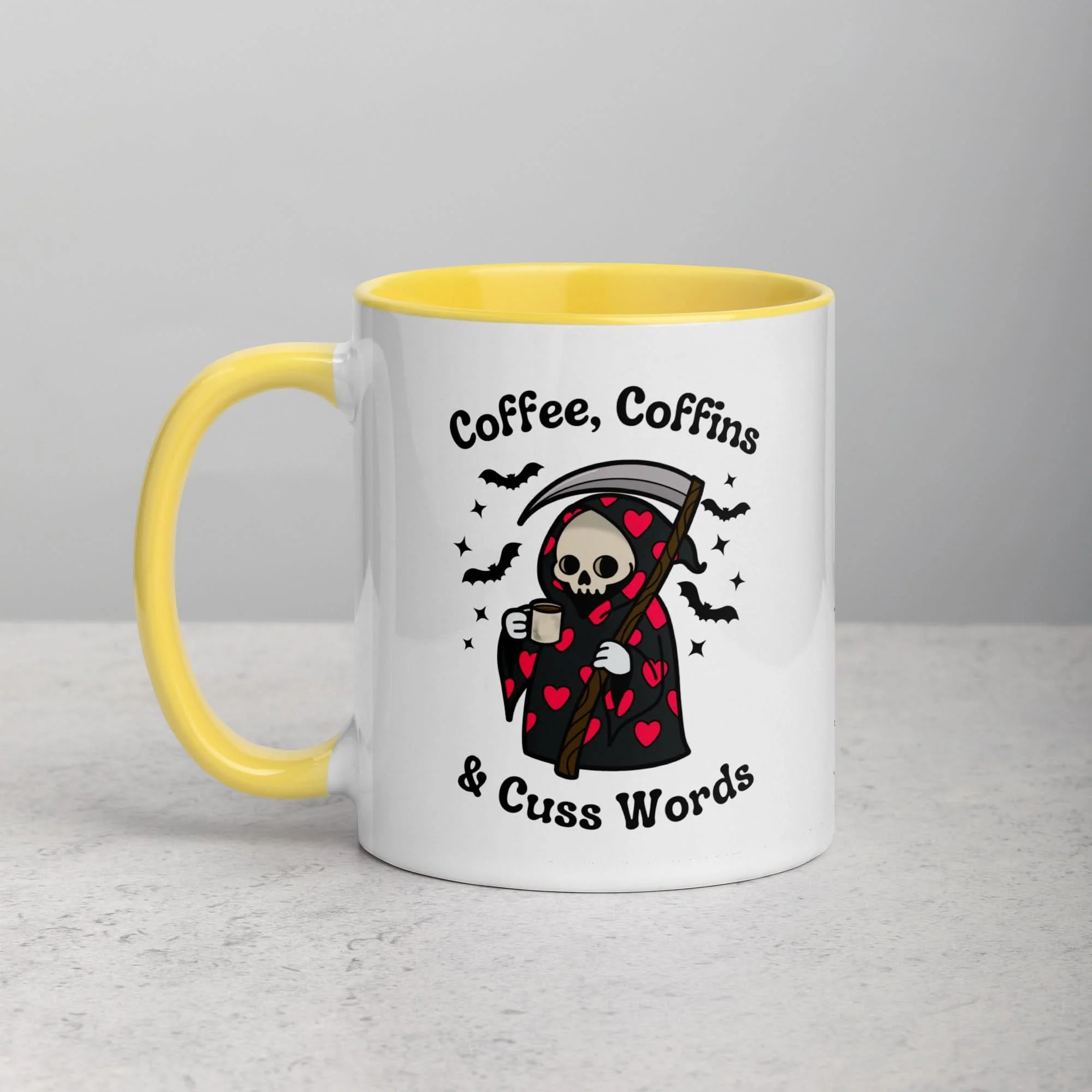 Coffee, Coffins, & Cuss Words Mug - Image 26