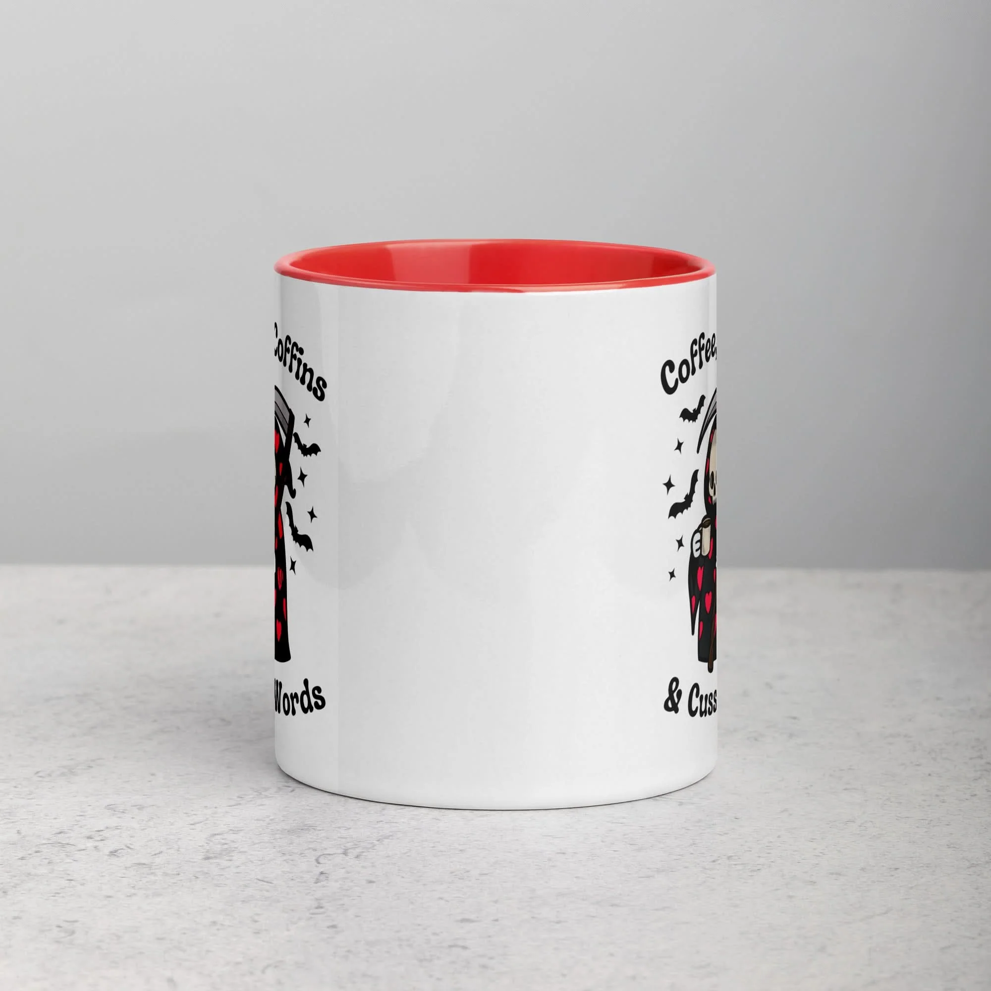 Coffee, Coffins, & Cuss Words Mug - Image 7