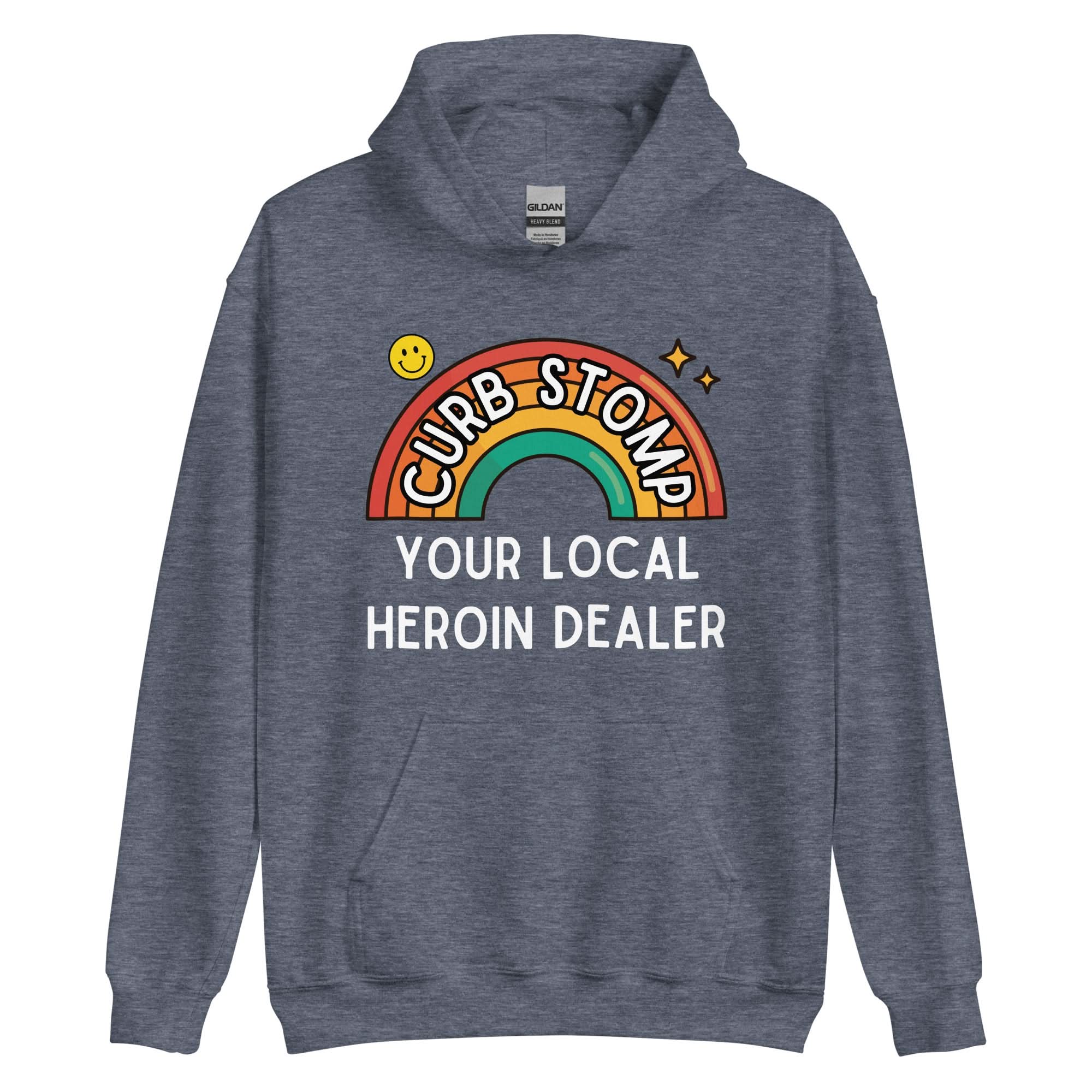 Curb Stomp Your Local Heroin Dealer Hoodie - Image 12
