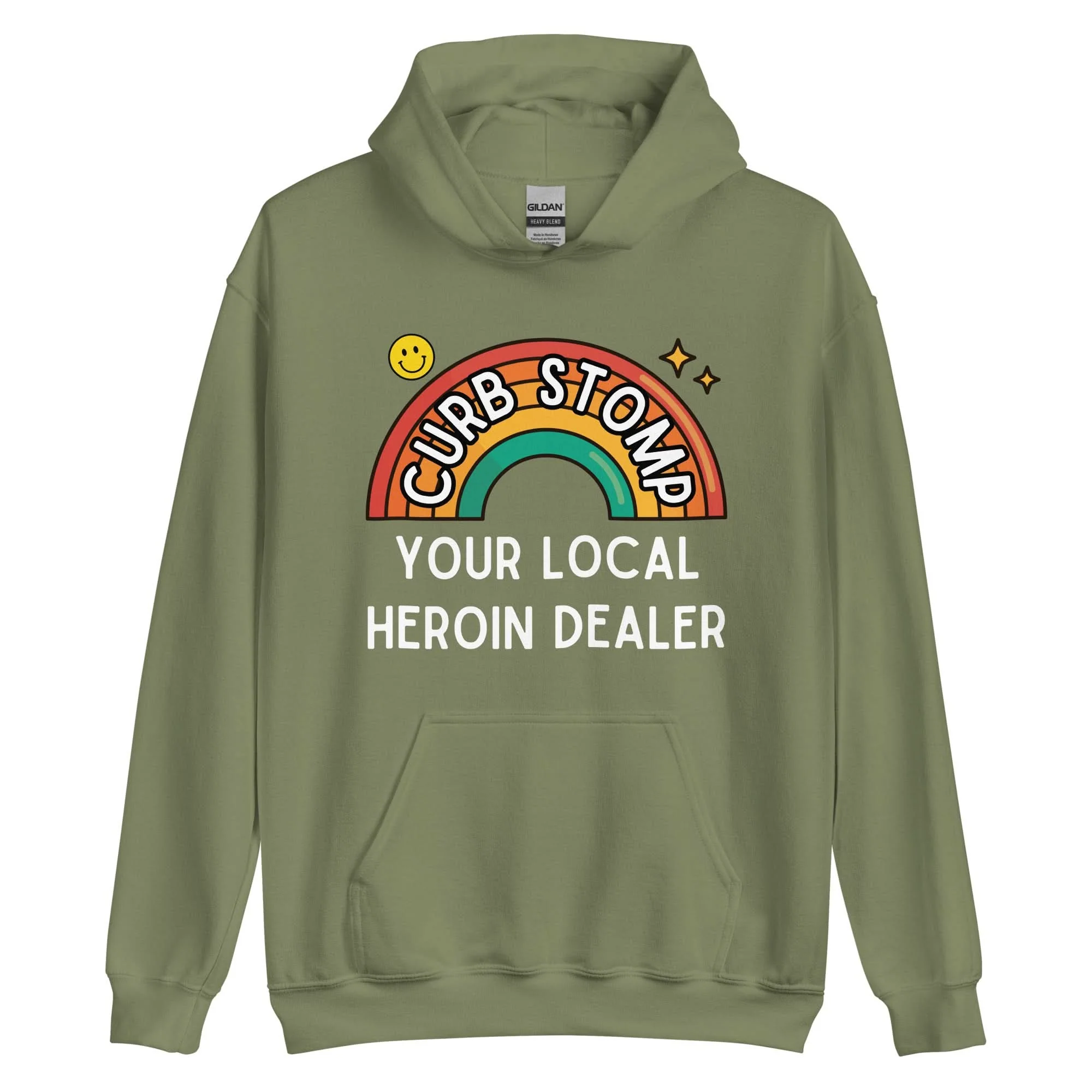 Curb Stomp Your Local Heroin Dealer Hoodie - Image 13