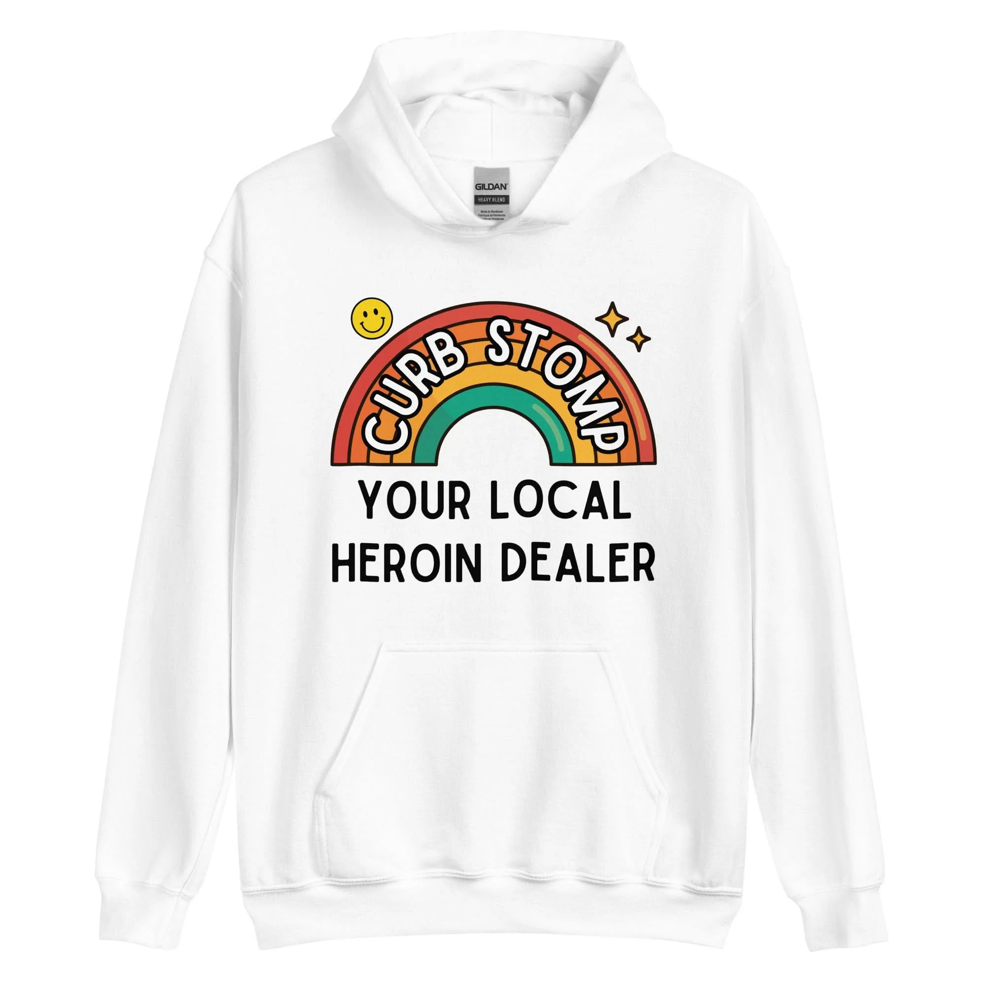 Curb Stomp Your Local Heroin Dealer Hoodie - Image 5