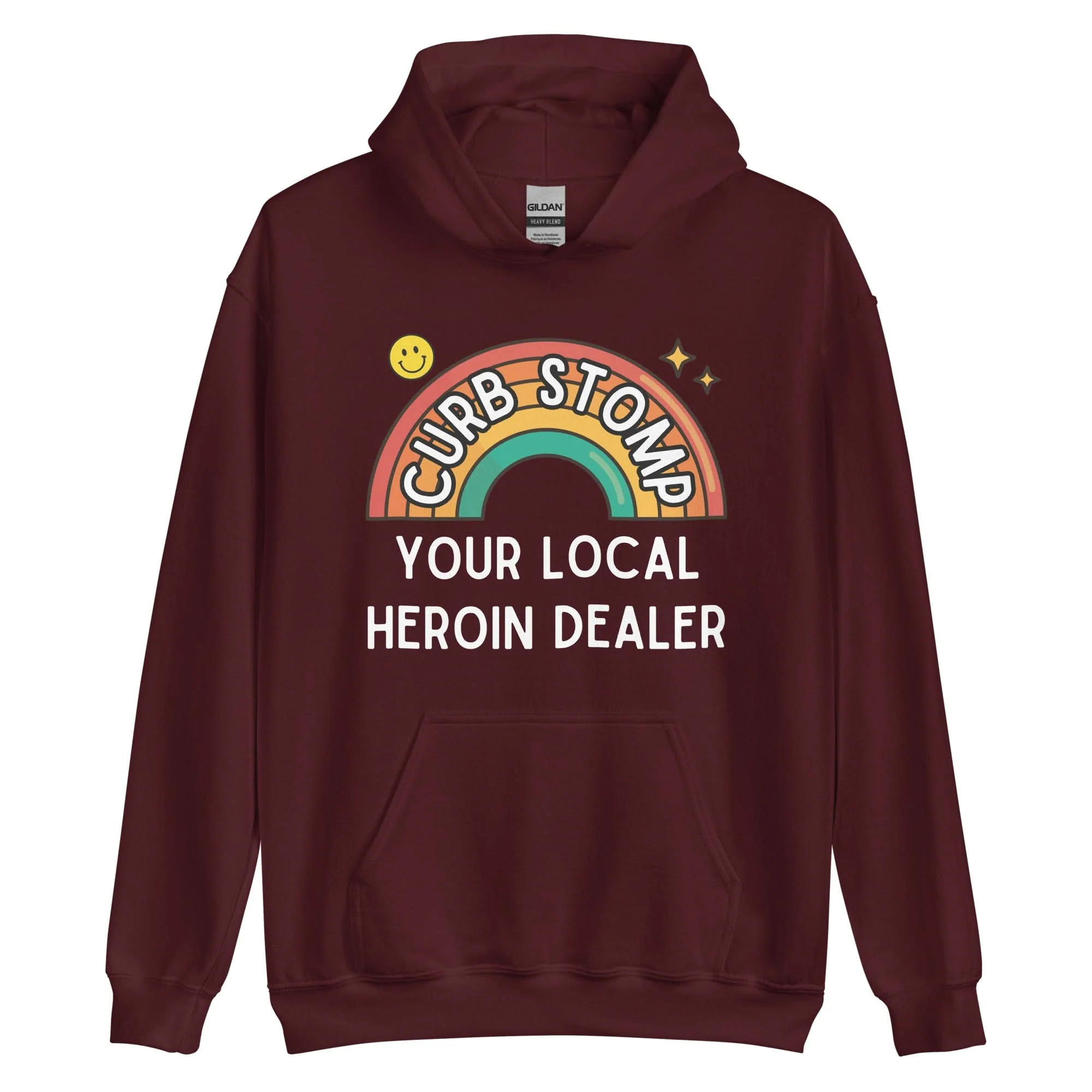 Curb Stomp Your Local Heroin Dealer Hoodie - Image 8