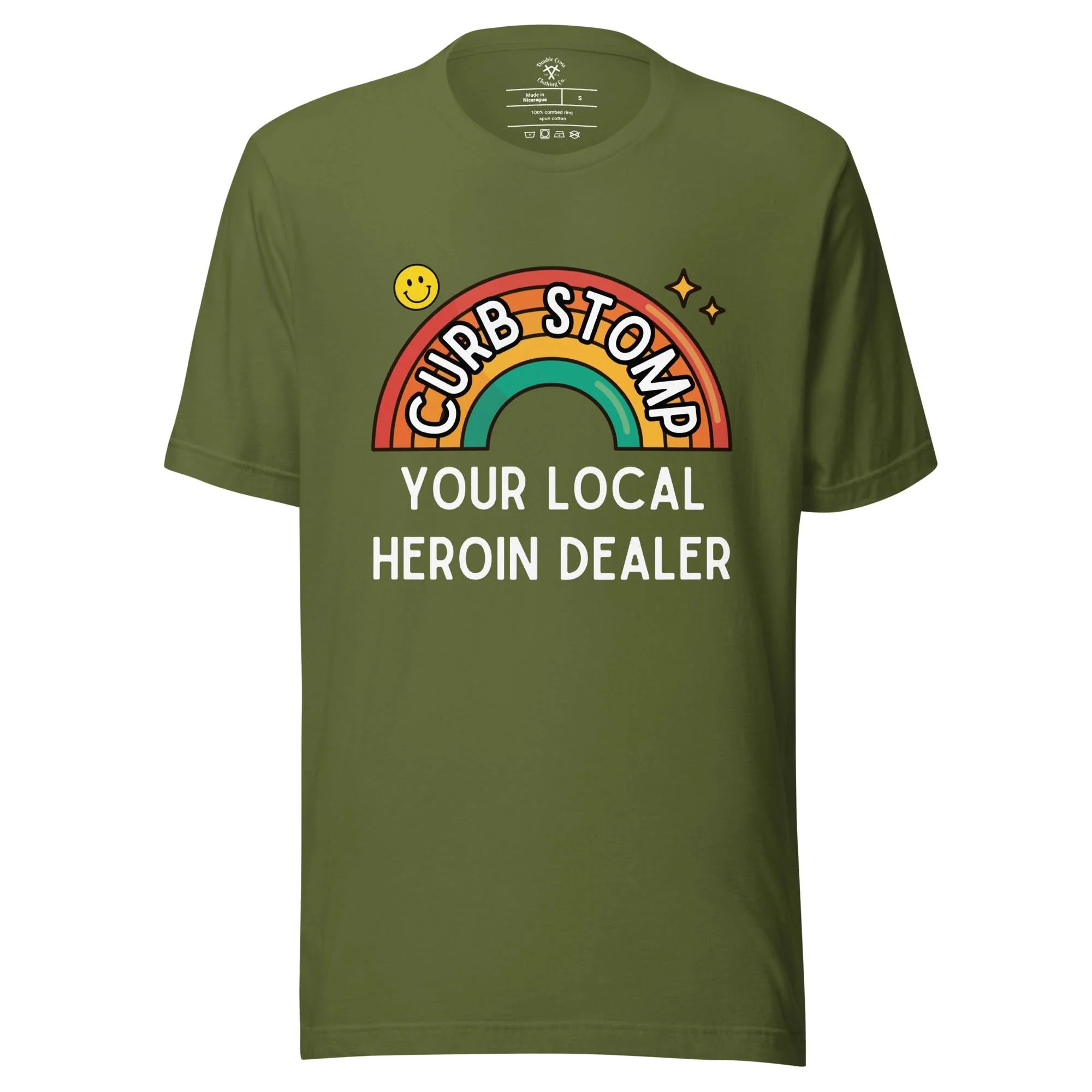 Curb Stomp Your Local Heroin Dealer T-Shirt - Image 11