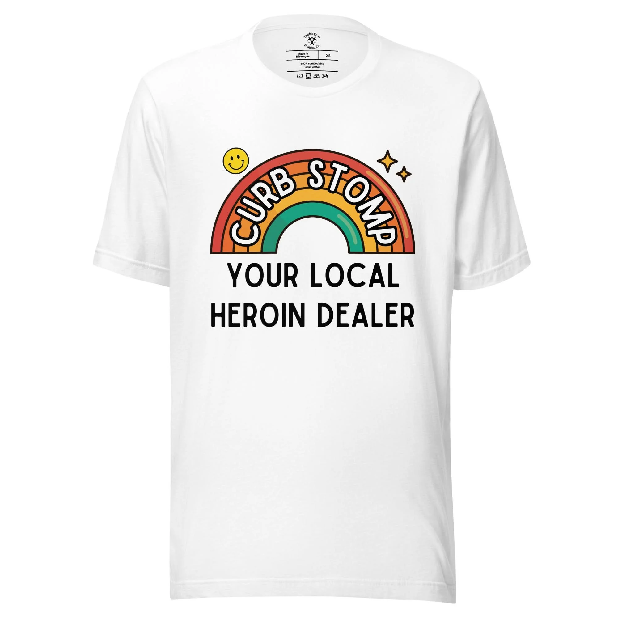 Curb Stomp Your Local Heroin Dealer T-Shirt - Image 5