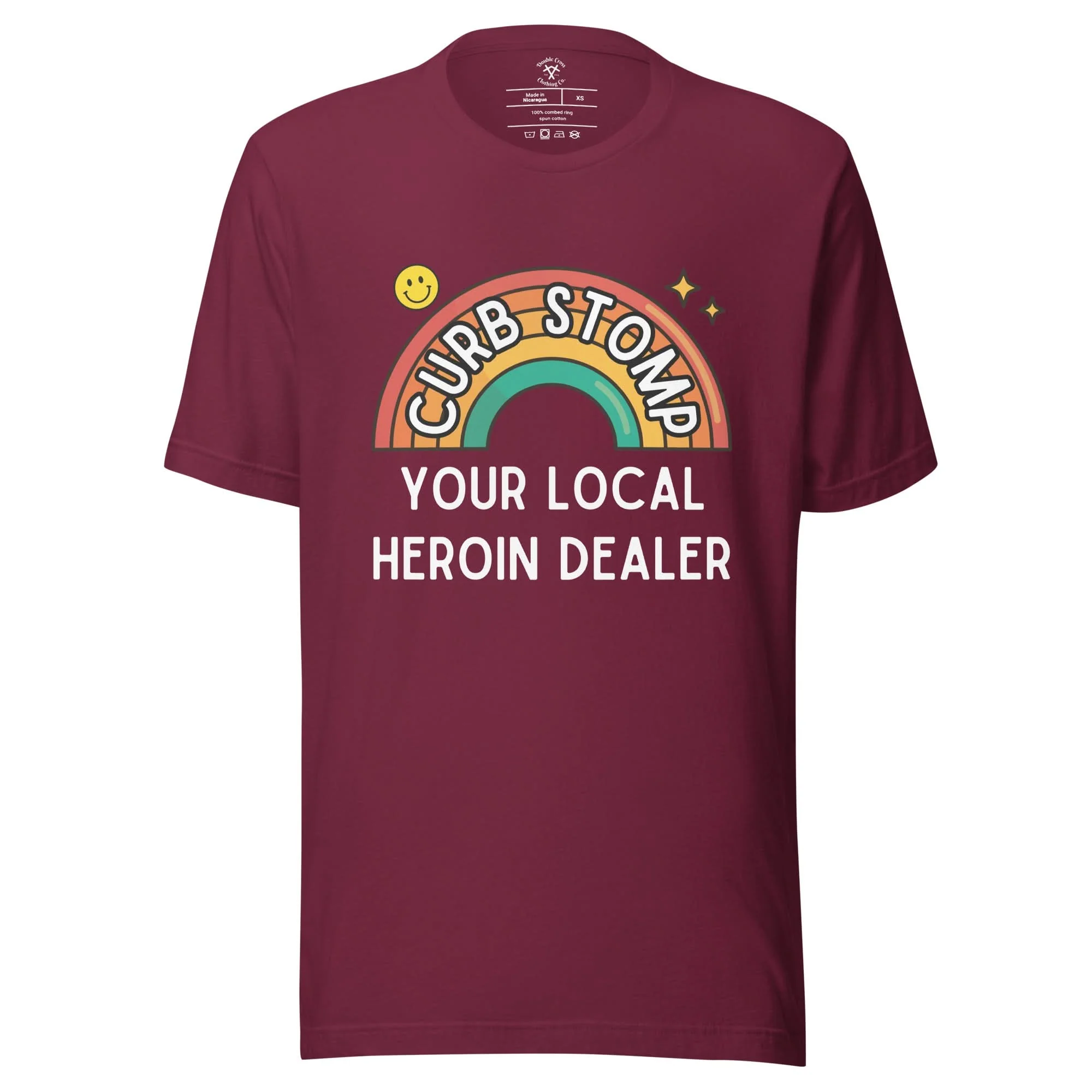 Curb Stomp Your Local Heroin Dealer T-Shirt - Image 9
