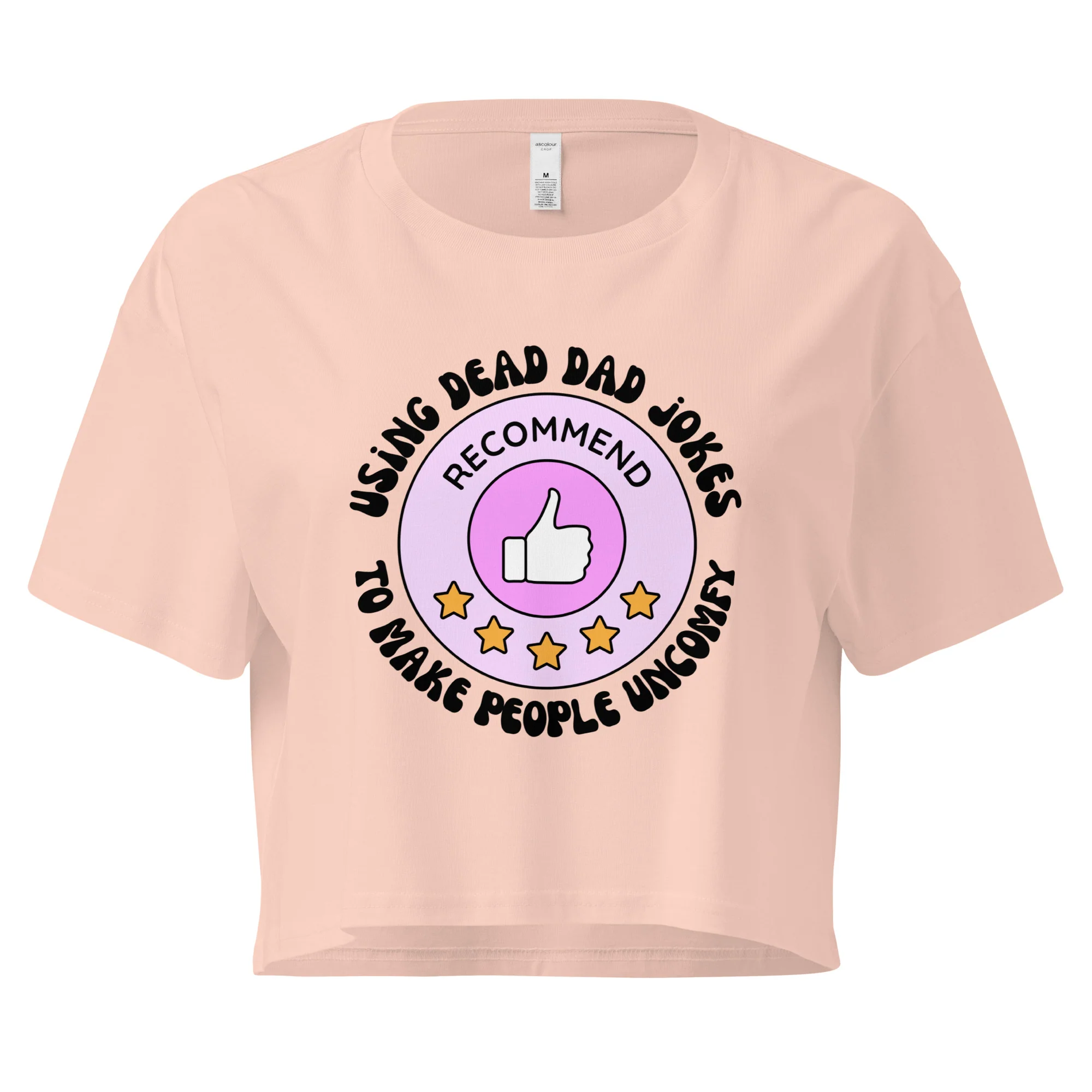 Dead Dad Jokes Crop Top - Image 4