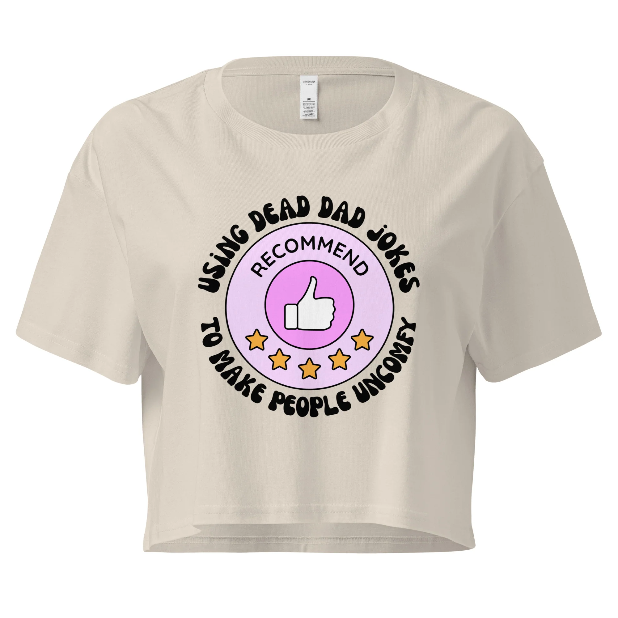 Dead Dad Jokes Crop Top - Image 5