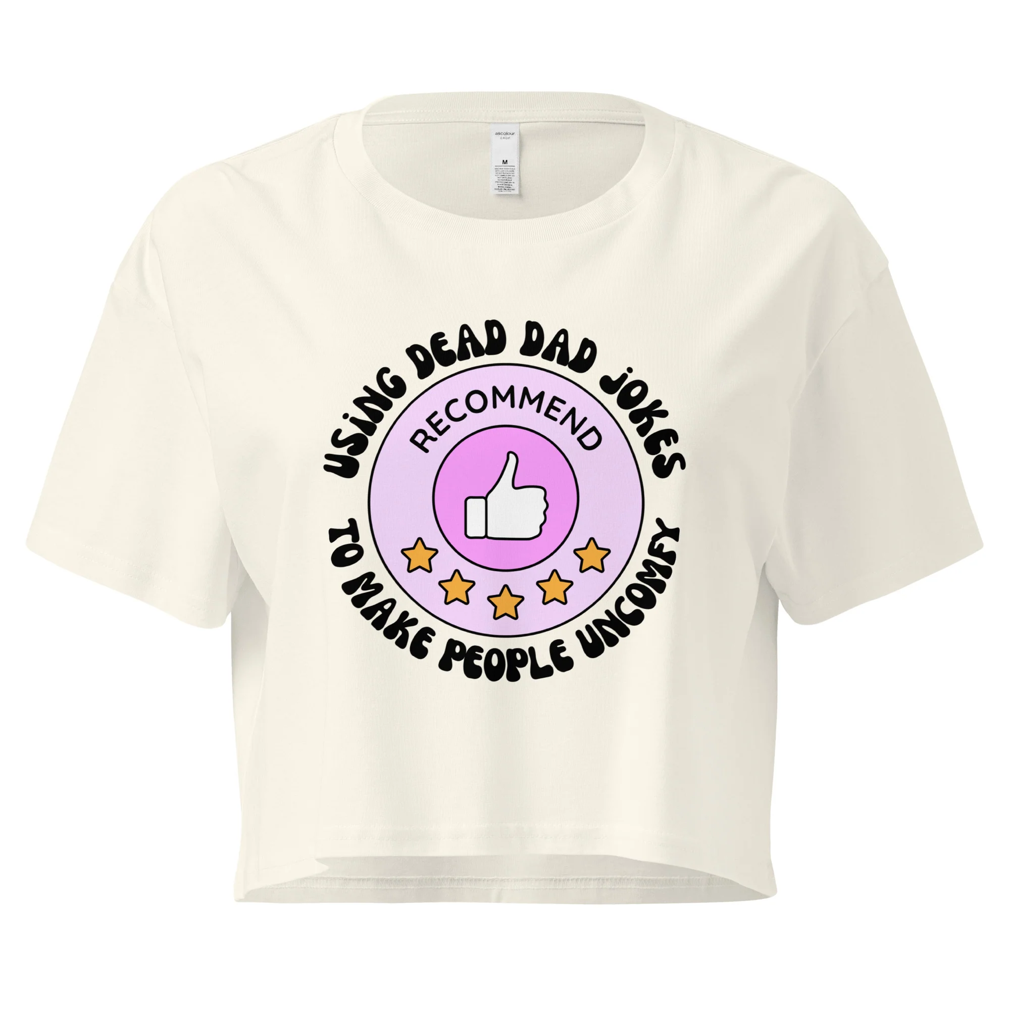 Dead Dad Jokes Crop Top - Image 7