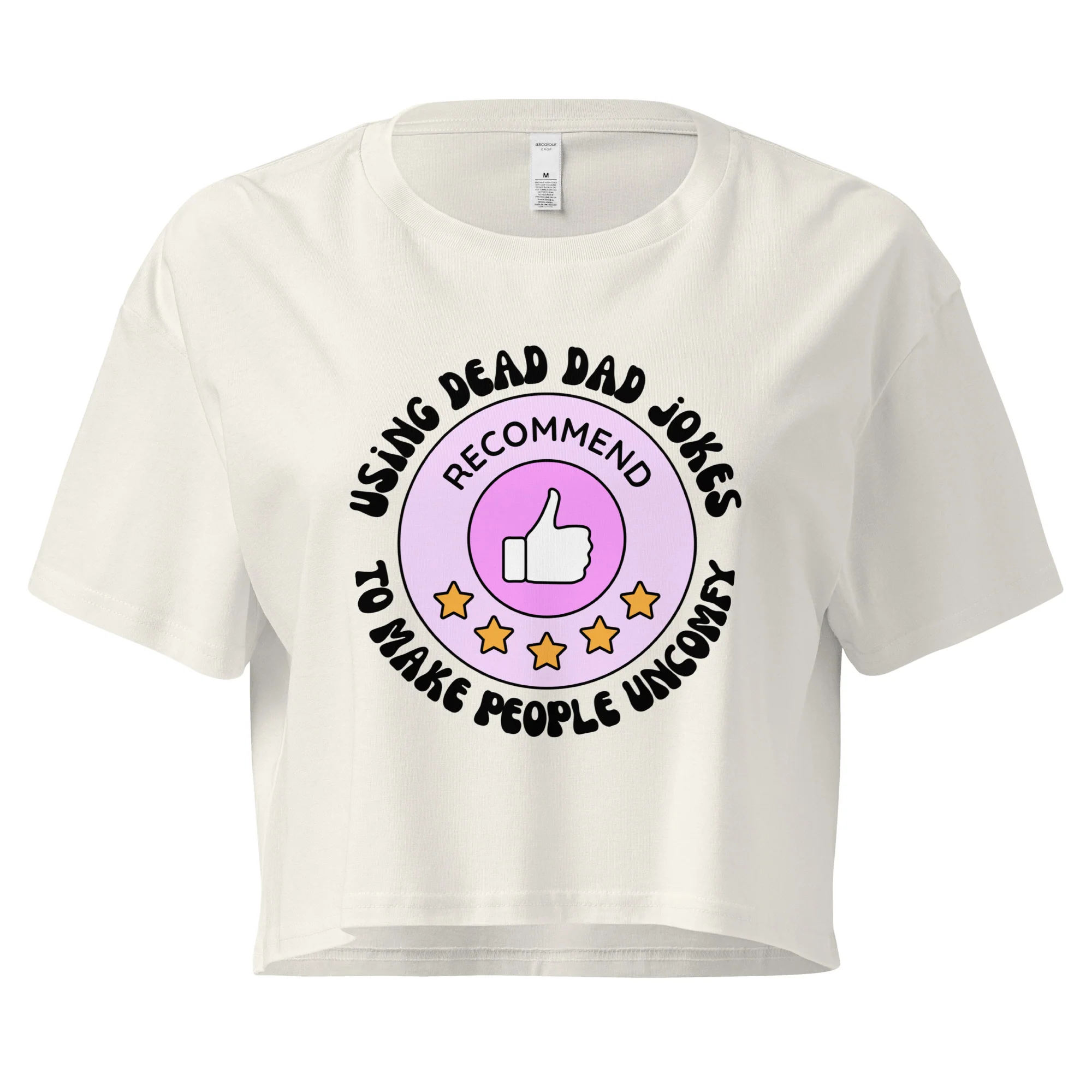 Dead Dad Jokes Crop Top - Image 8