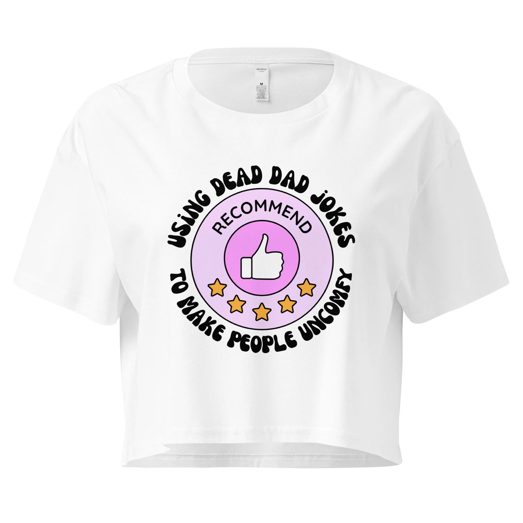 Dead Dad Jokes Crop Top - Image 9