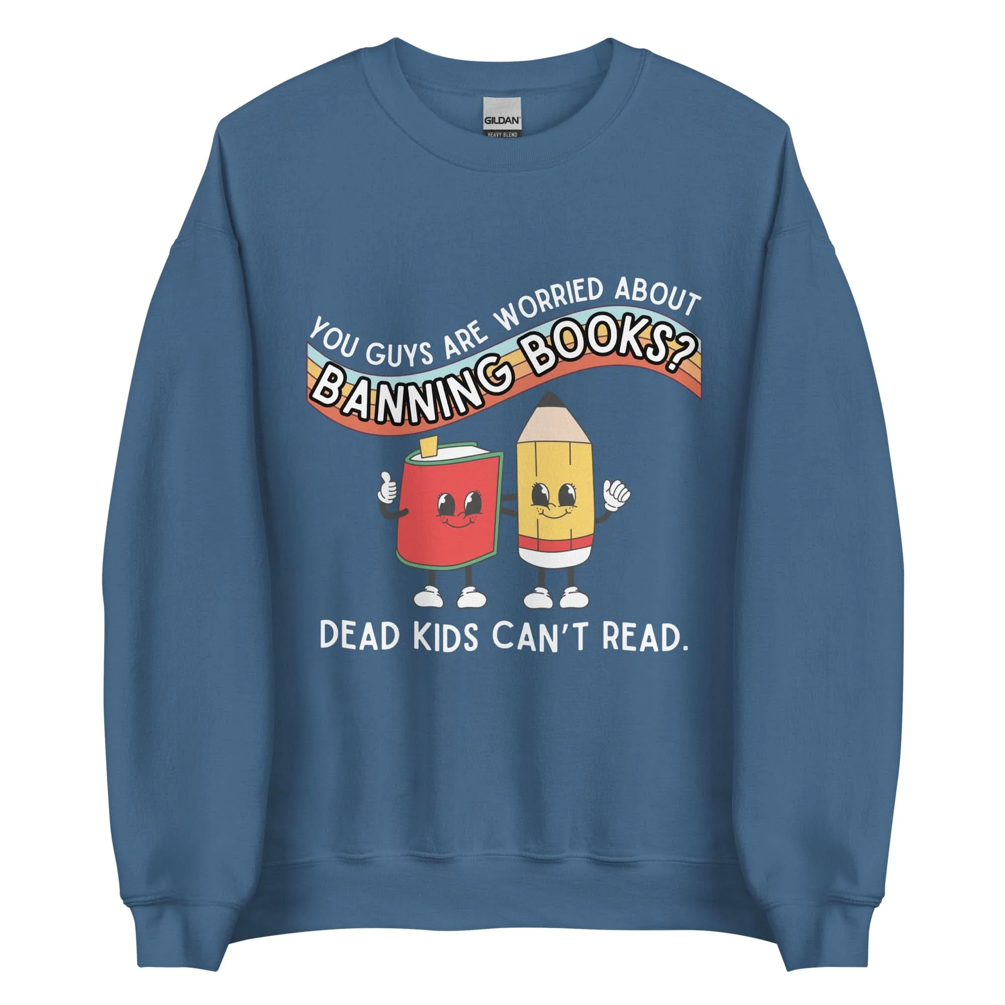 Dead Kids Can't Read Crewneck - Image 10
