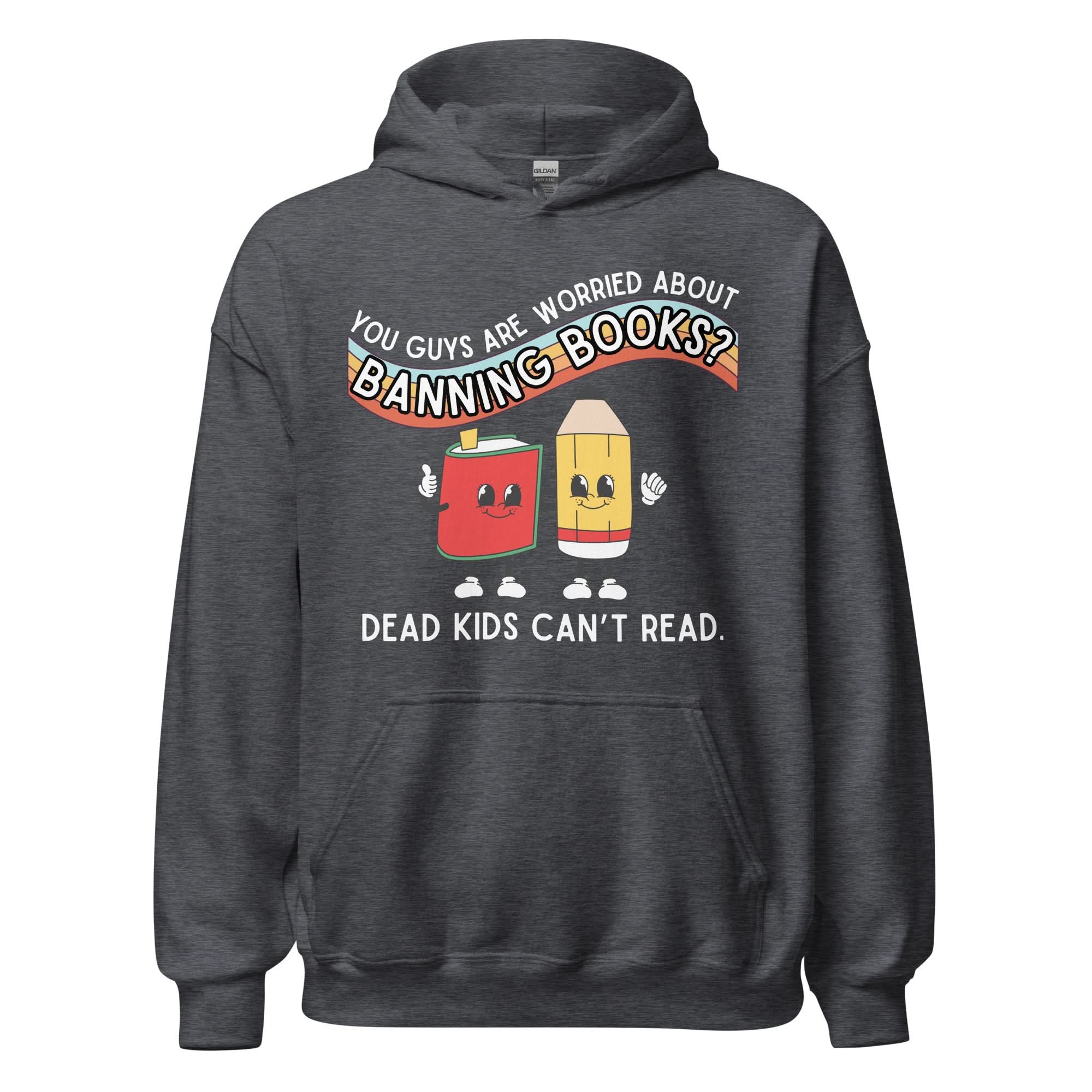 Dead Kids Can't Read Hoodie - Image 10