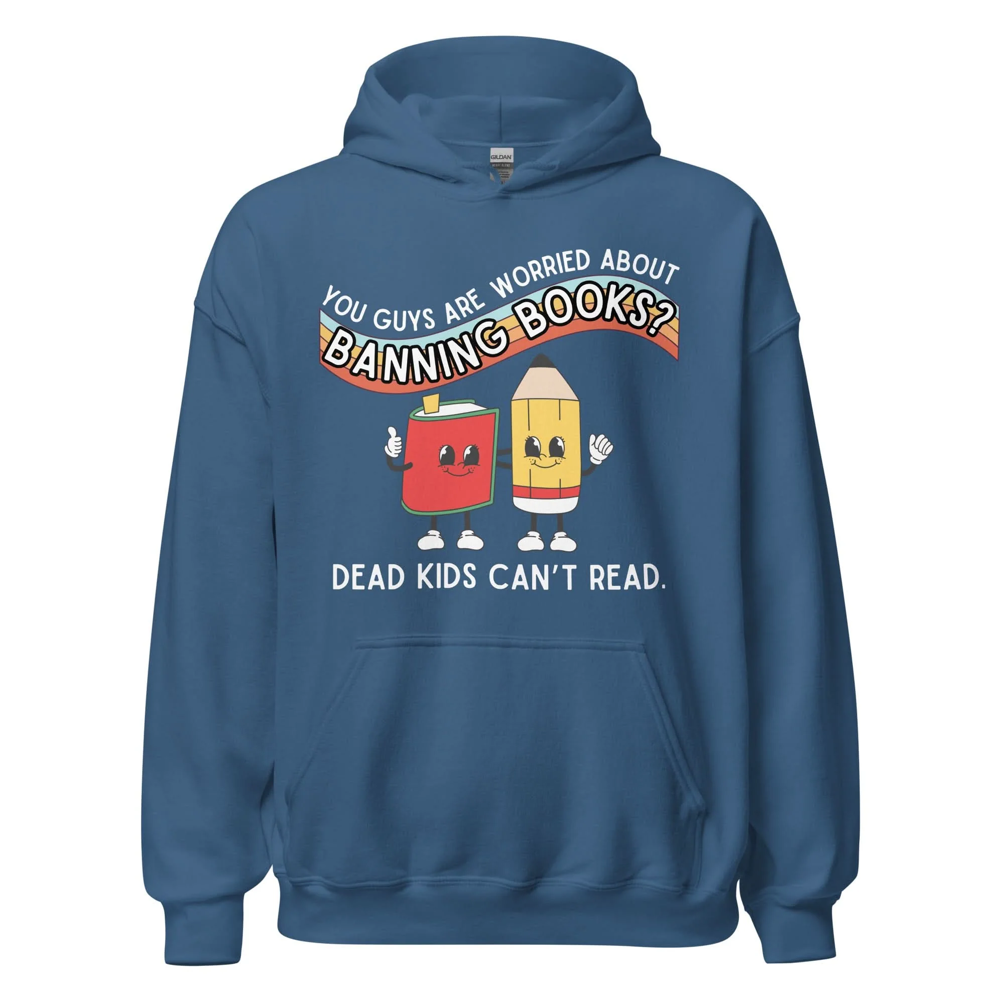 Dead Kids Can't Read Hoodie - Image 11