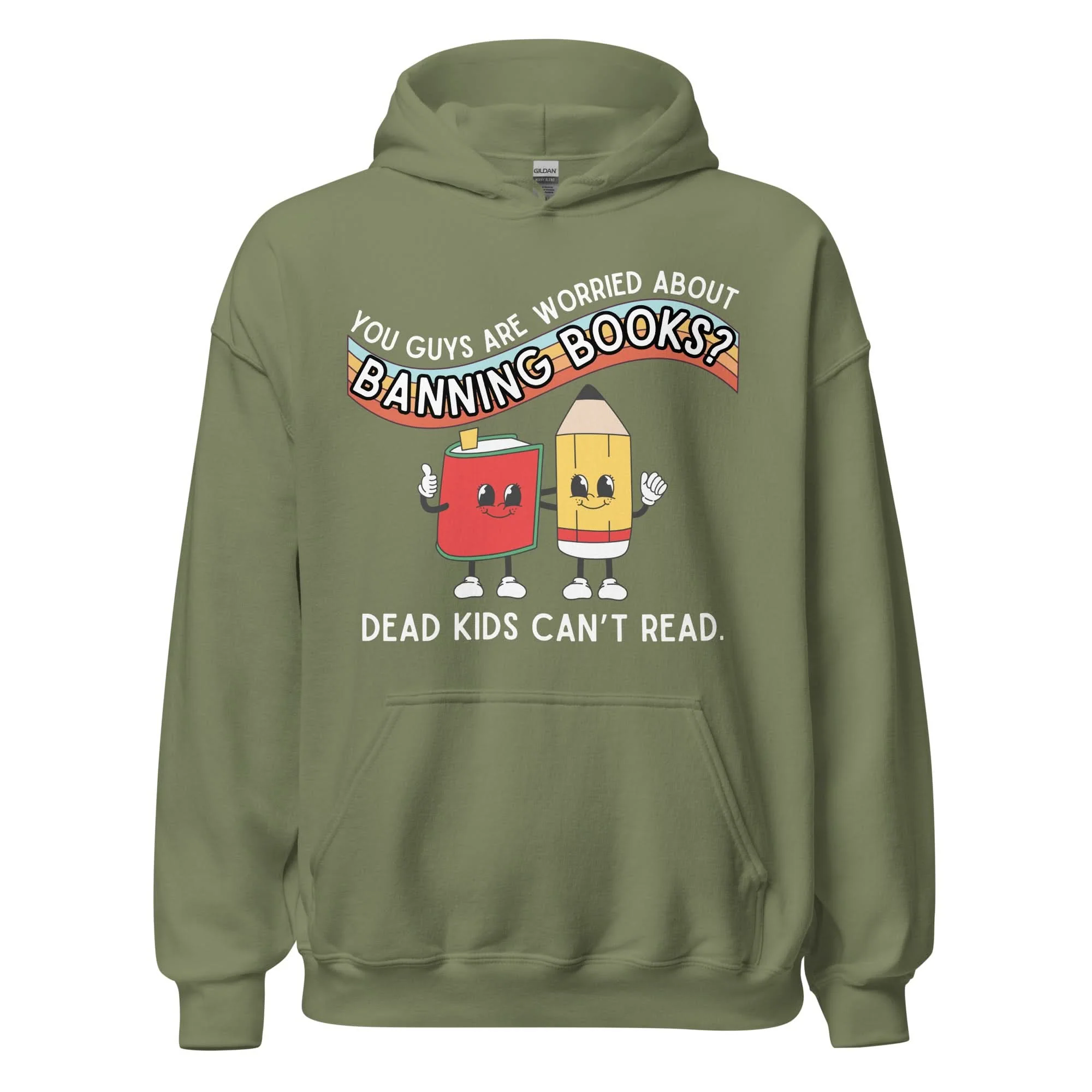 Dead Kids Can't Read Hoodie - Image 13