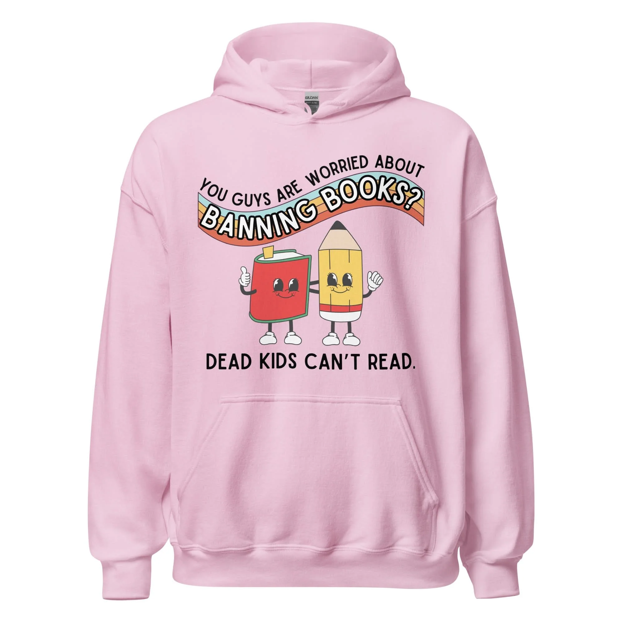 Dead Kids Can't Read Hoodie - Image 4