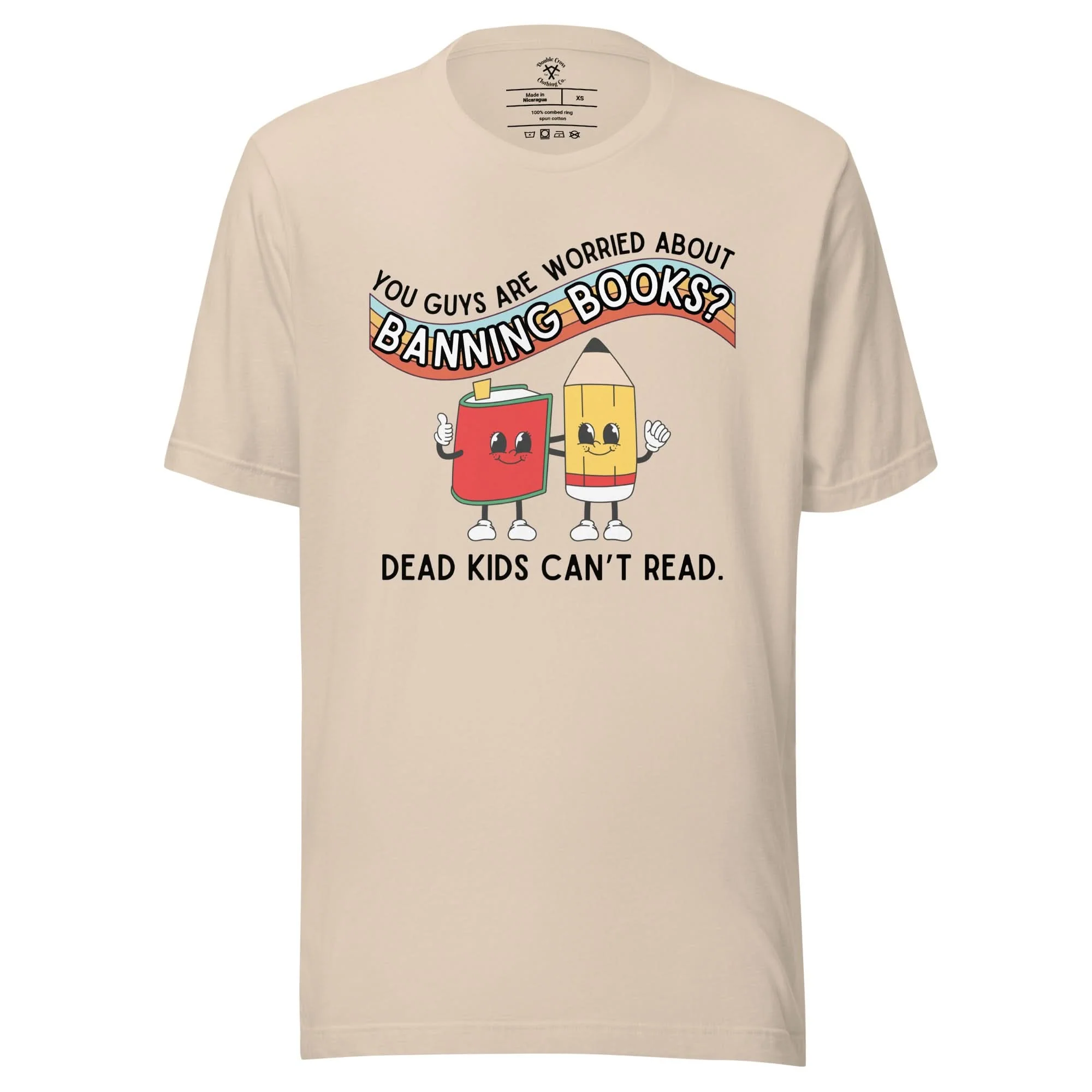 Dead Kids Can't Read T-Shirt - Image 4
