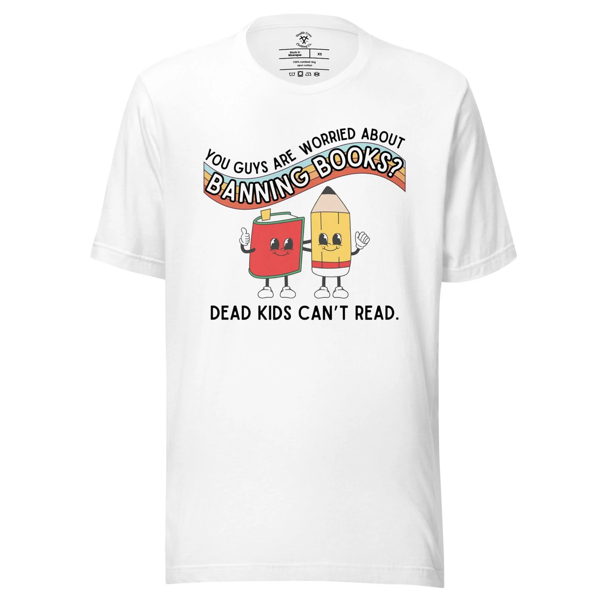 Dead Kids Can't Read T-Shirt - Image 6