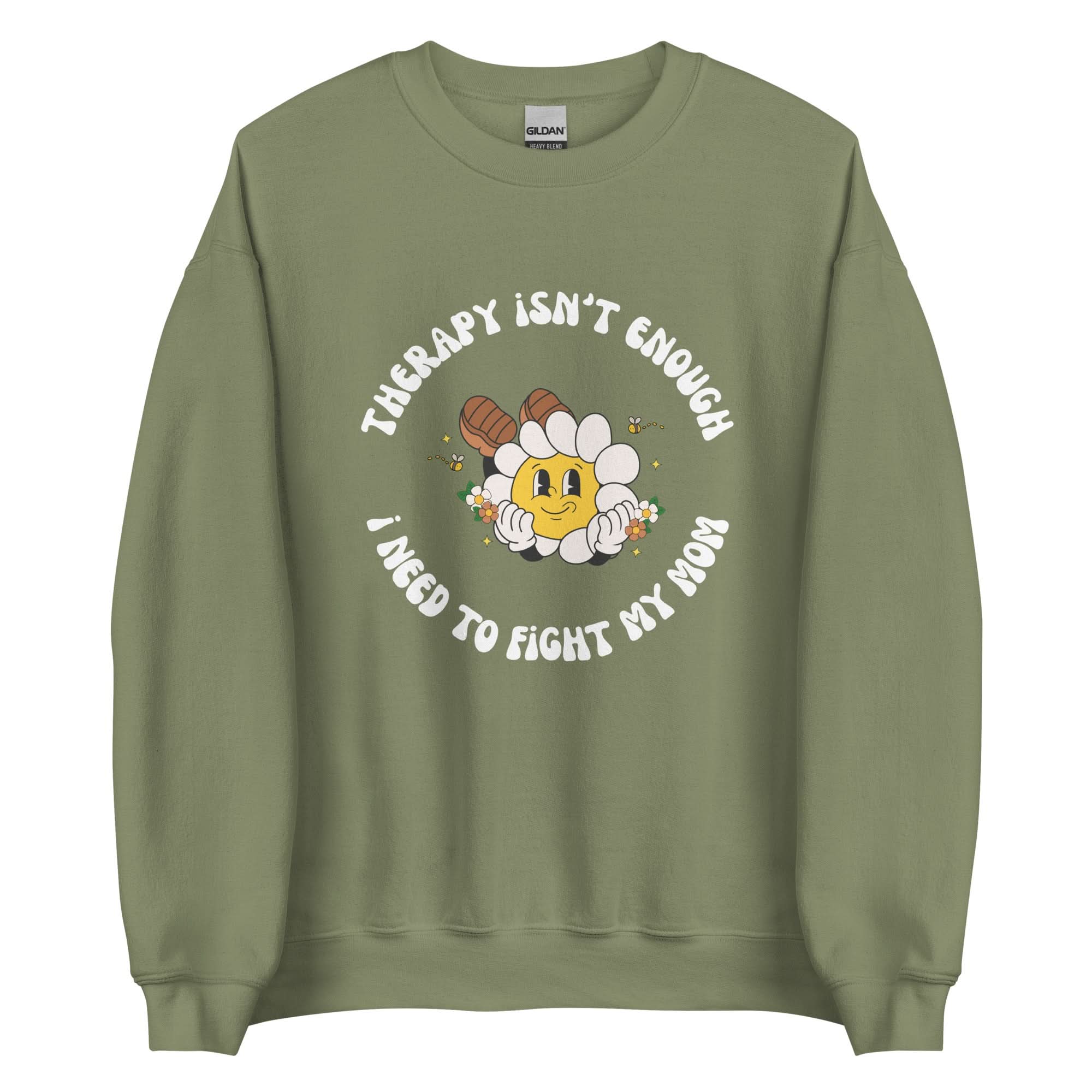 Fight My Mom Crewneck - Image 11