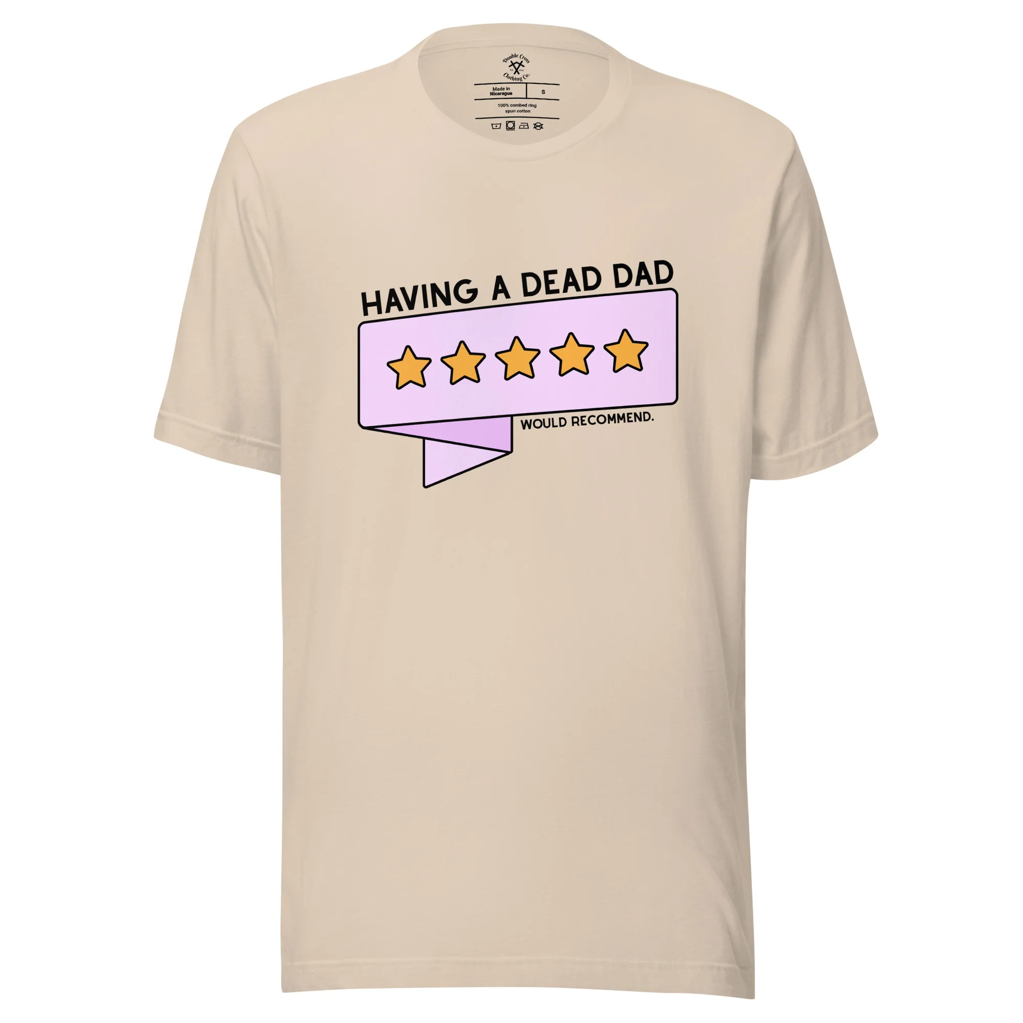 Having A Dead Dad 5 Stars T-Shirt - Image 3
