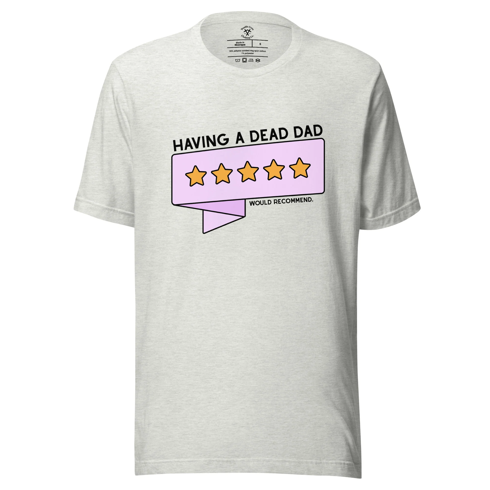 Having A Dead Dad 5 Stars T-Shirt - Image 5