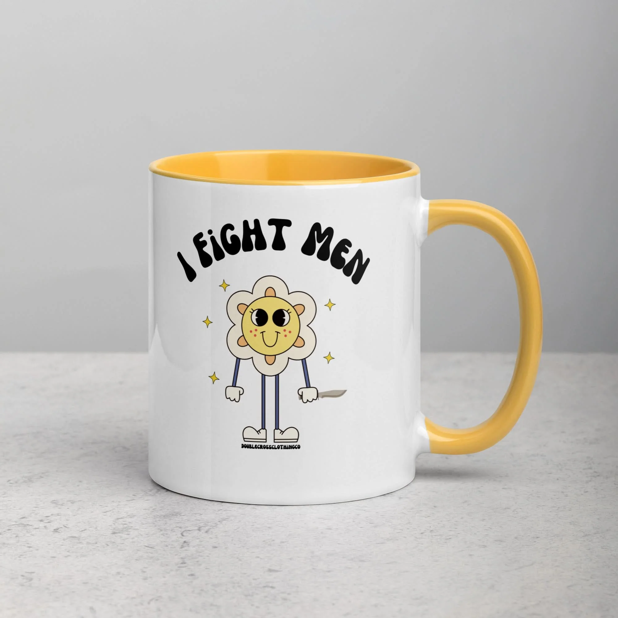 I Fight Men Mug - Image 10