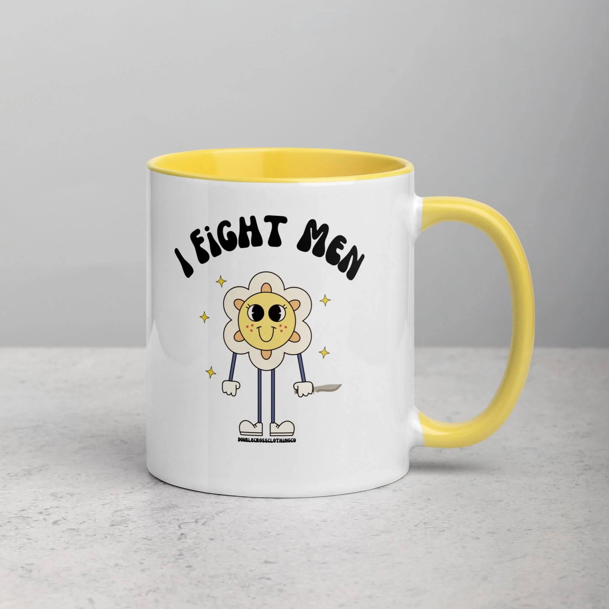 I Fight Men Mug - Image 12