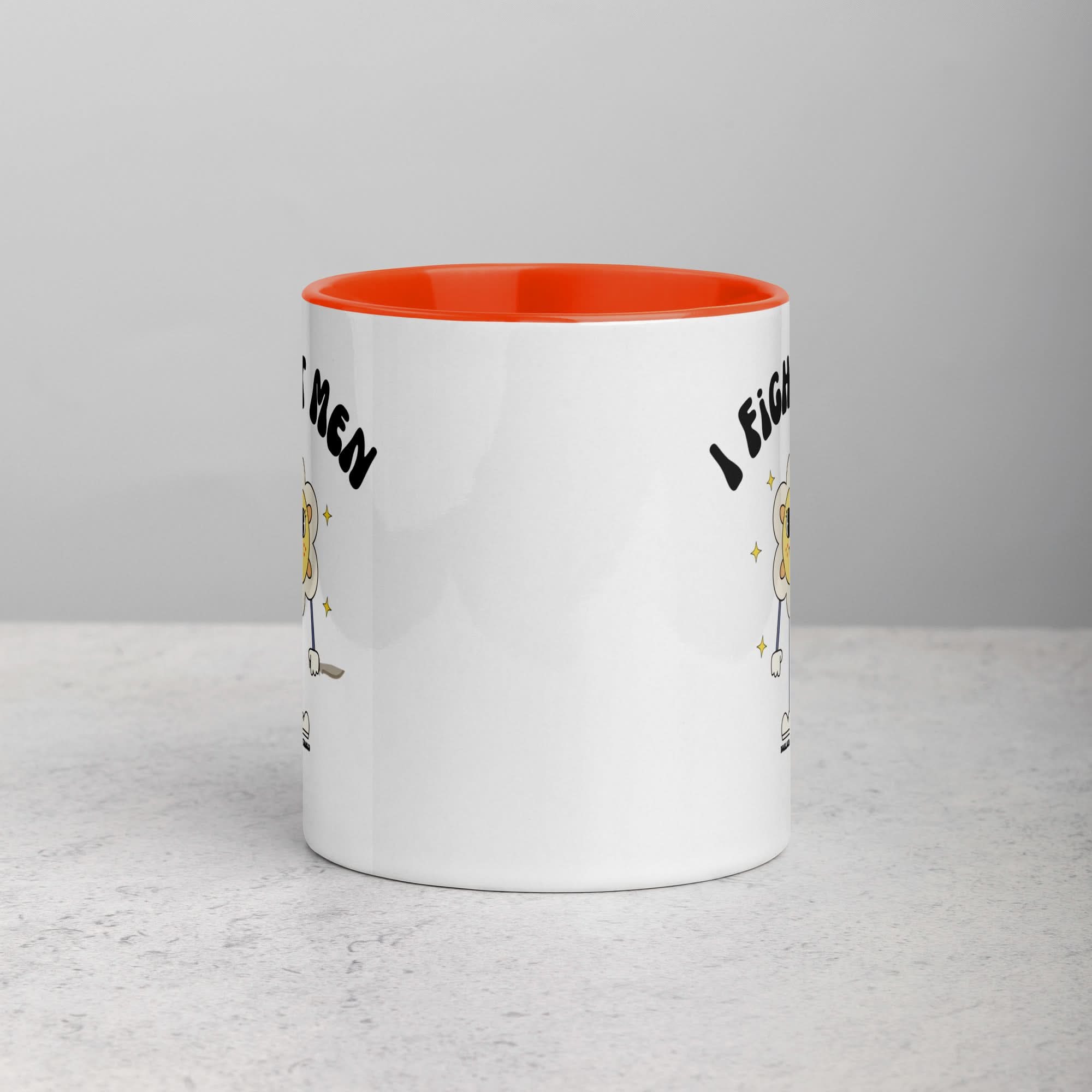 I Fight Men Mug - Image 5