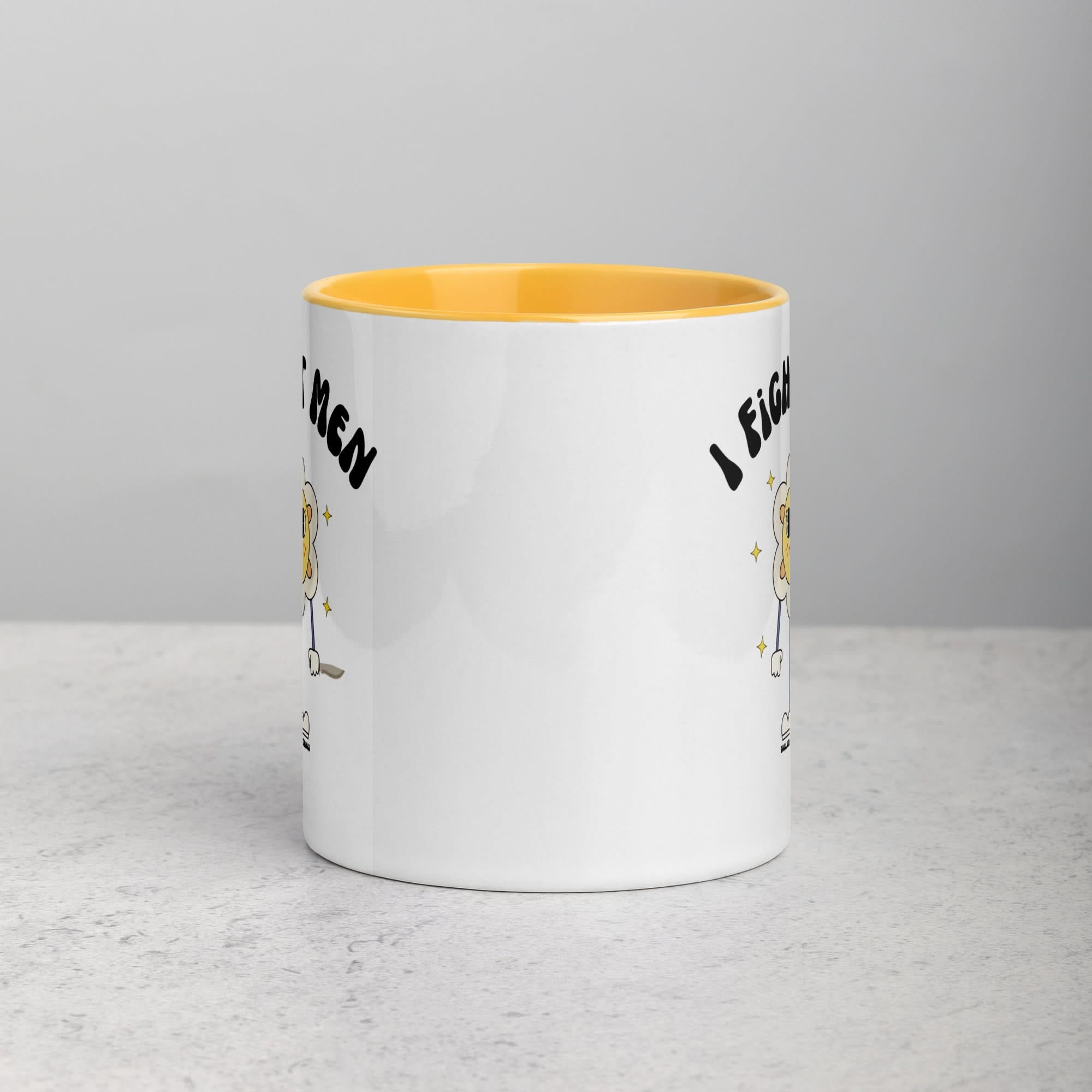 I Fight Men Mug - Image 8