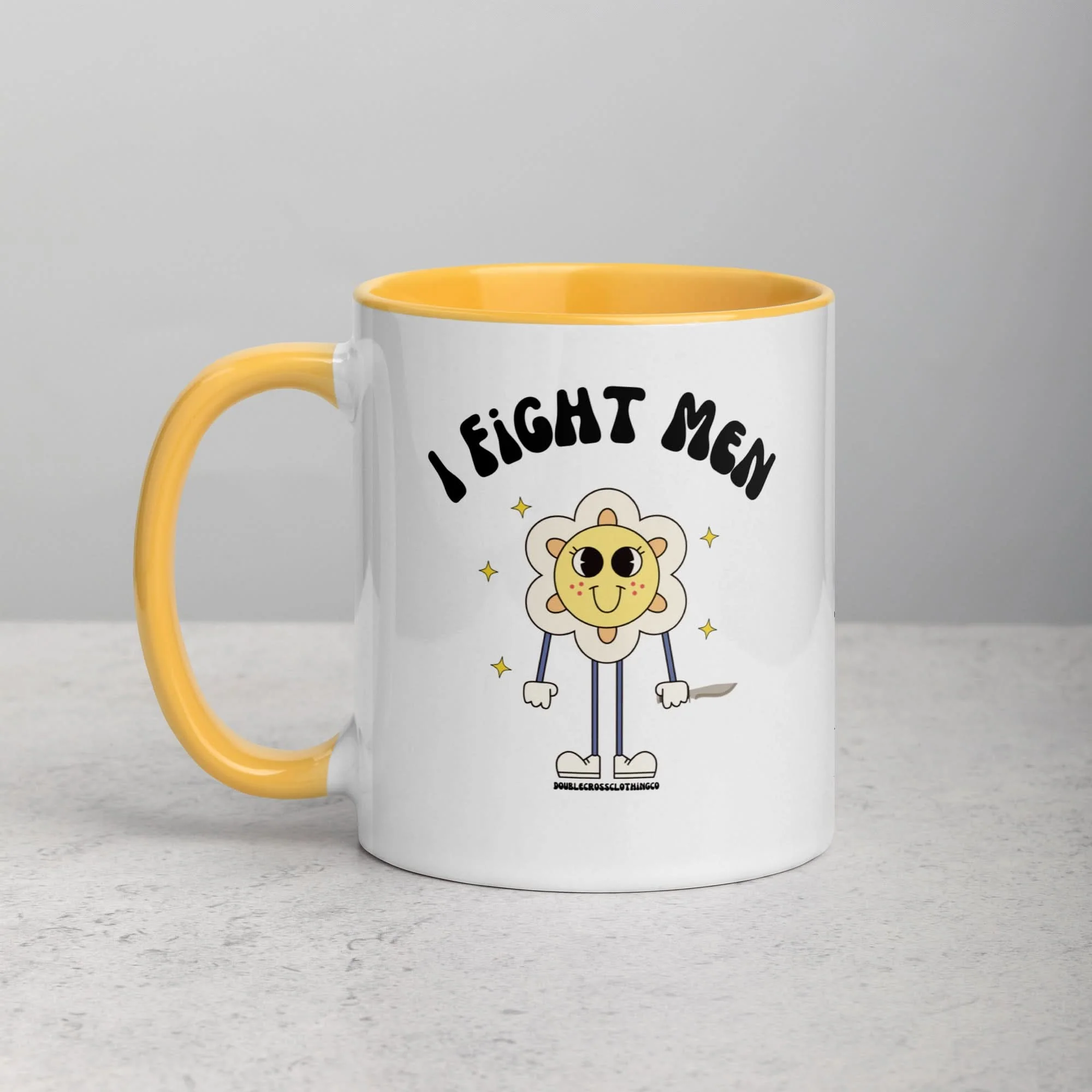 I Fight Men Mug - Image 9